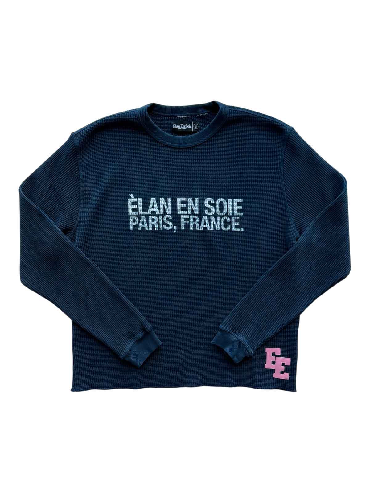 Pink Patch Navy Thermal Longsleeve