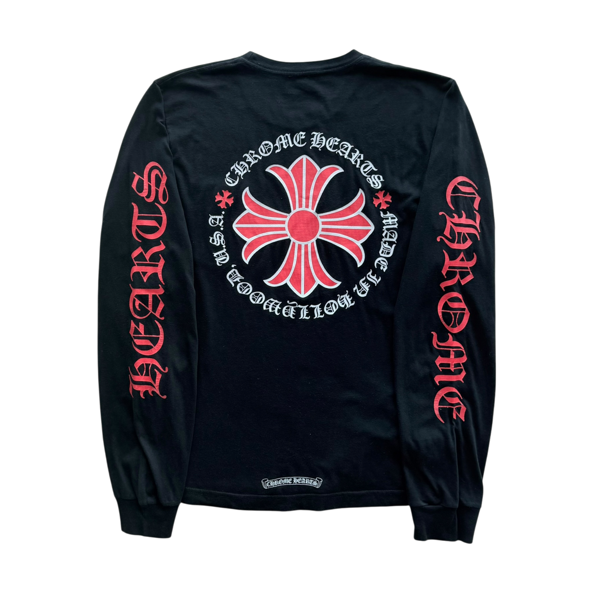 Black Red Cross Long Sleeve