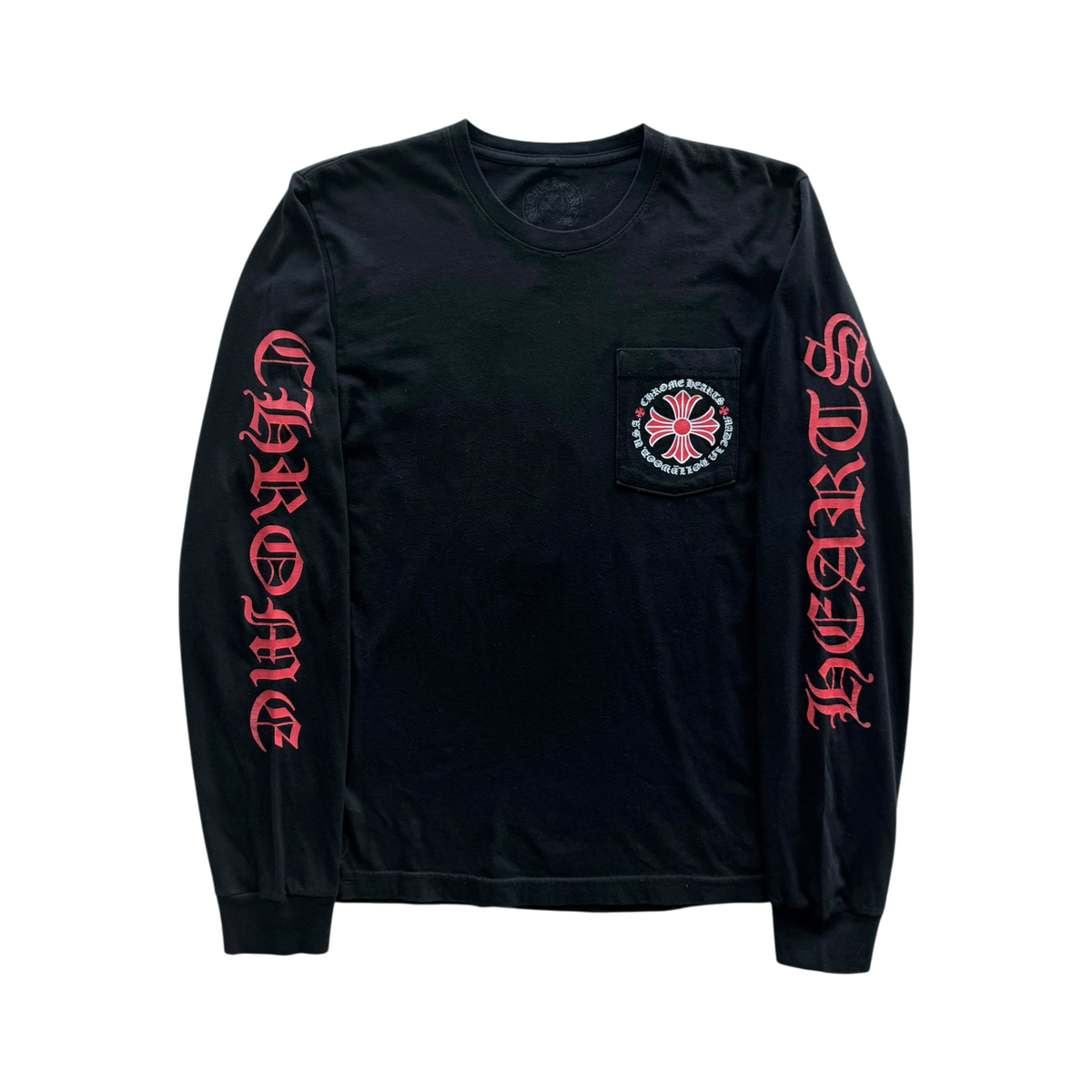 Black Red Cross Long Sleeve