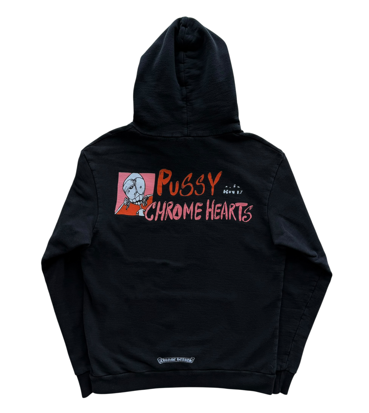 P*ssy and Chrome Hearts Hoodie