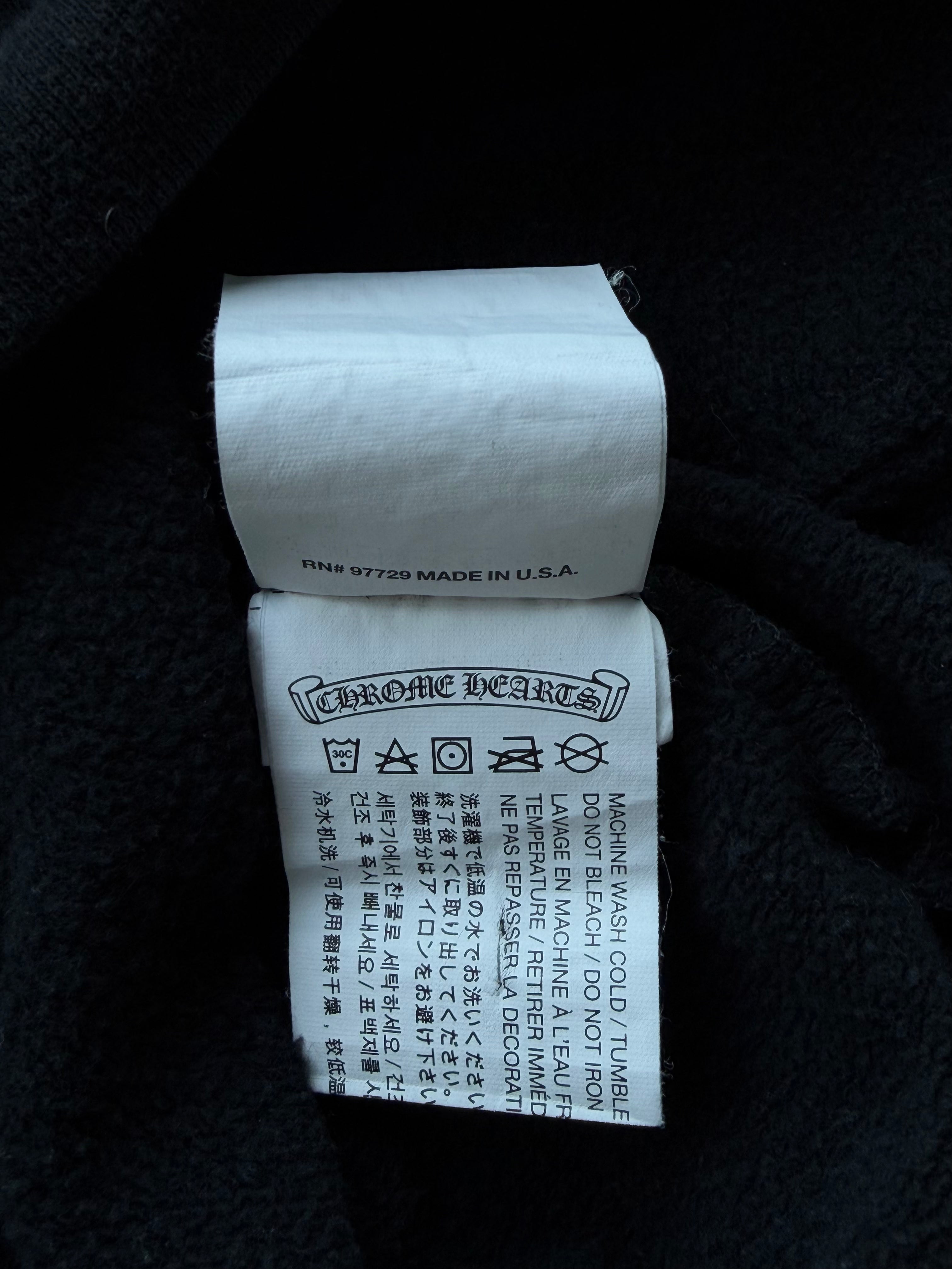 P*ssy and Chrome Hearts Hoodie