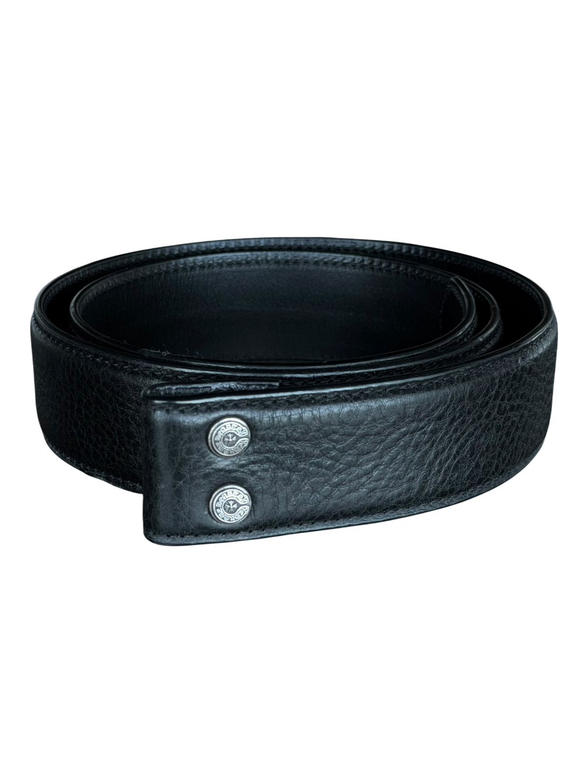 Black Leather Belt Strap