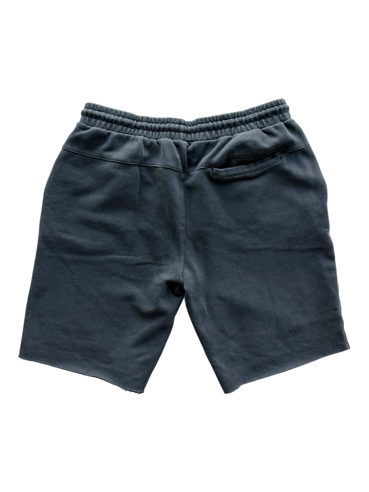 Black & White Patch Sweatshorts Black
