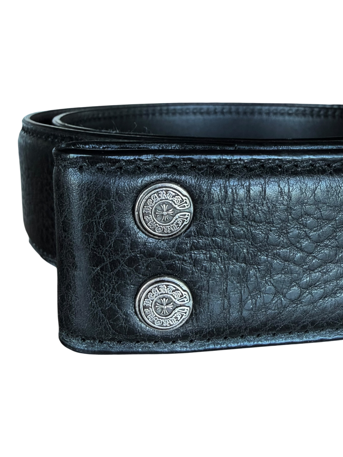 Black Leather Belt Strap