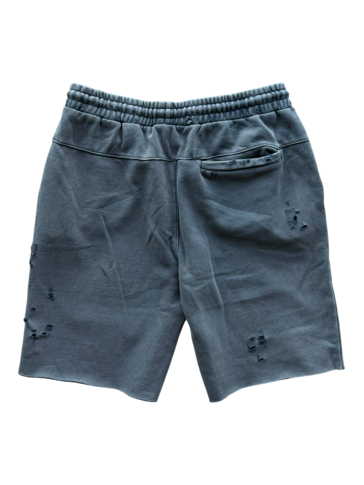 Yellow & Tiffany Croc Patch Sweatshorts Grey