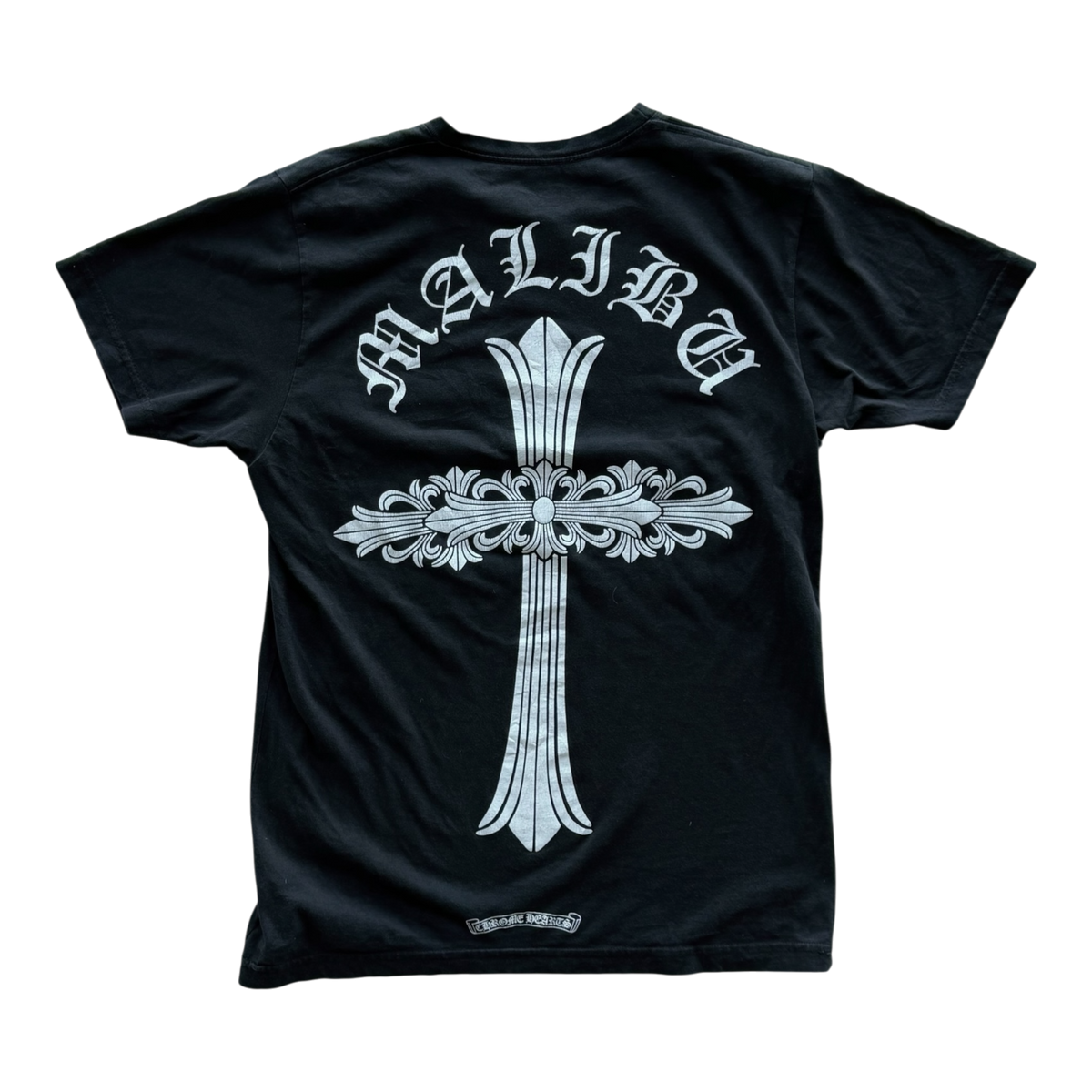 Malibu Cross Vintage Black Tee