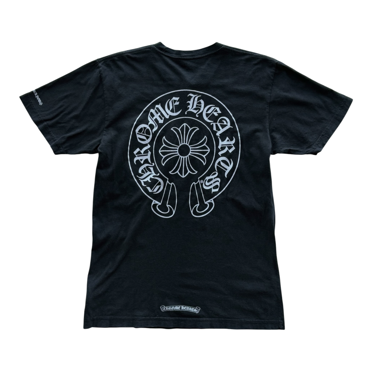 Horseshoe Logo Vintage Black Tee