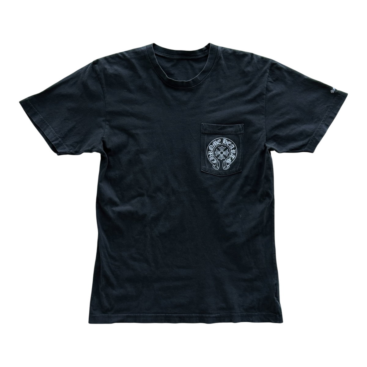 Horseshoe Logo Vintage Black Tee