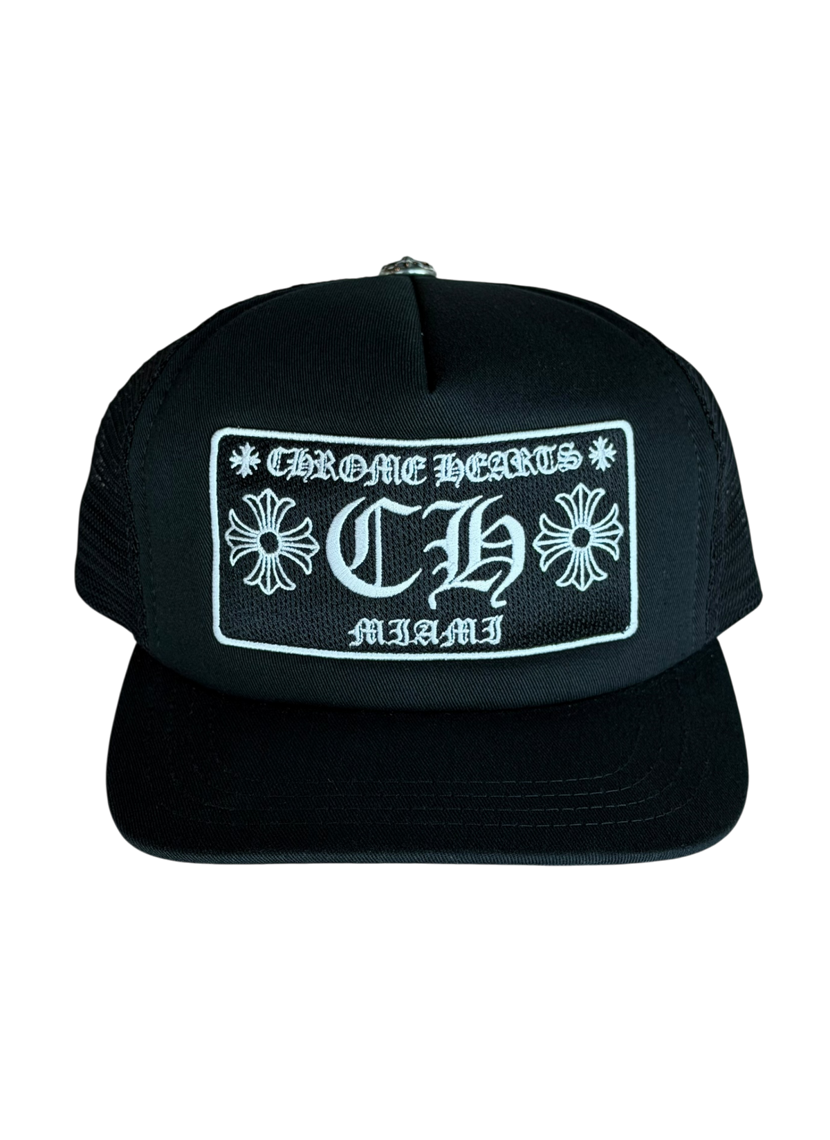 Black & White Miami Trucker Hat