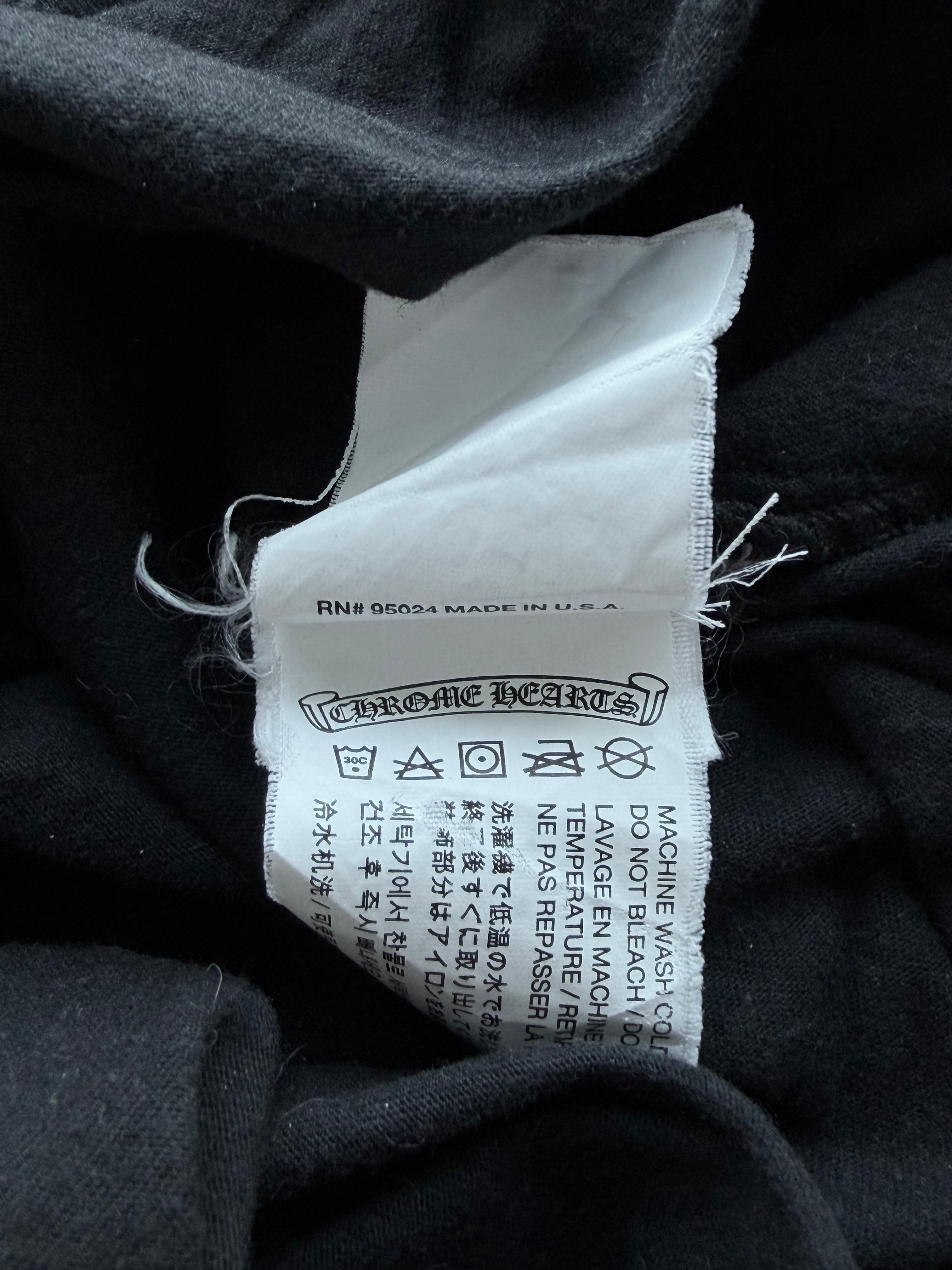 Kaleidoscope Cross Logo Vintage Black Tee