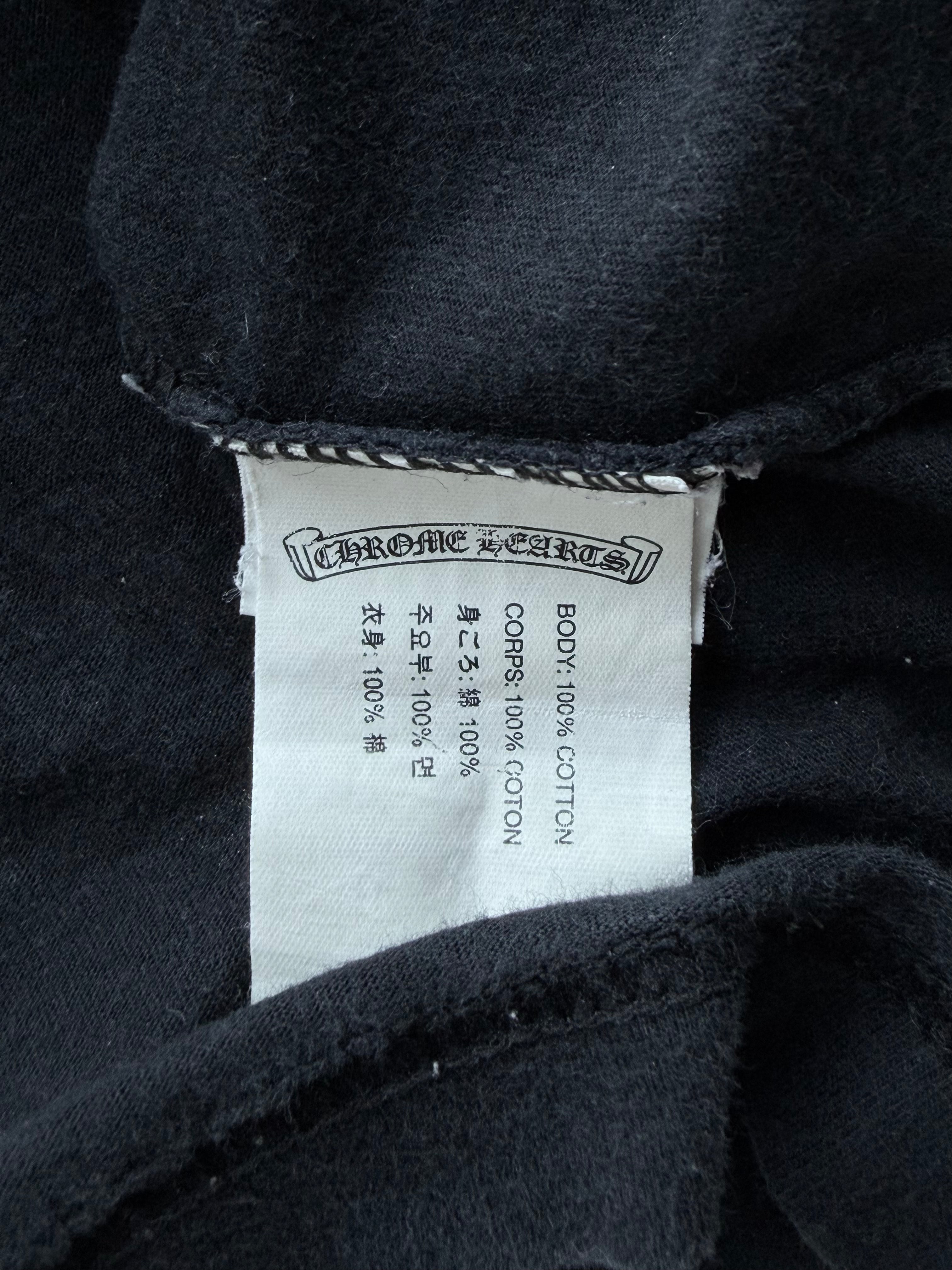 London Cross Logo Vintage Black Tee