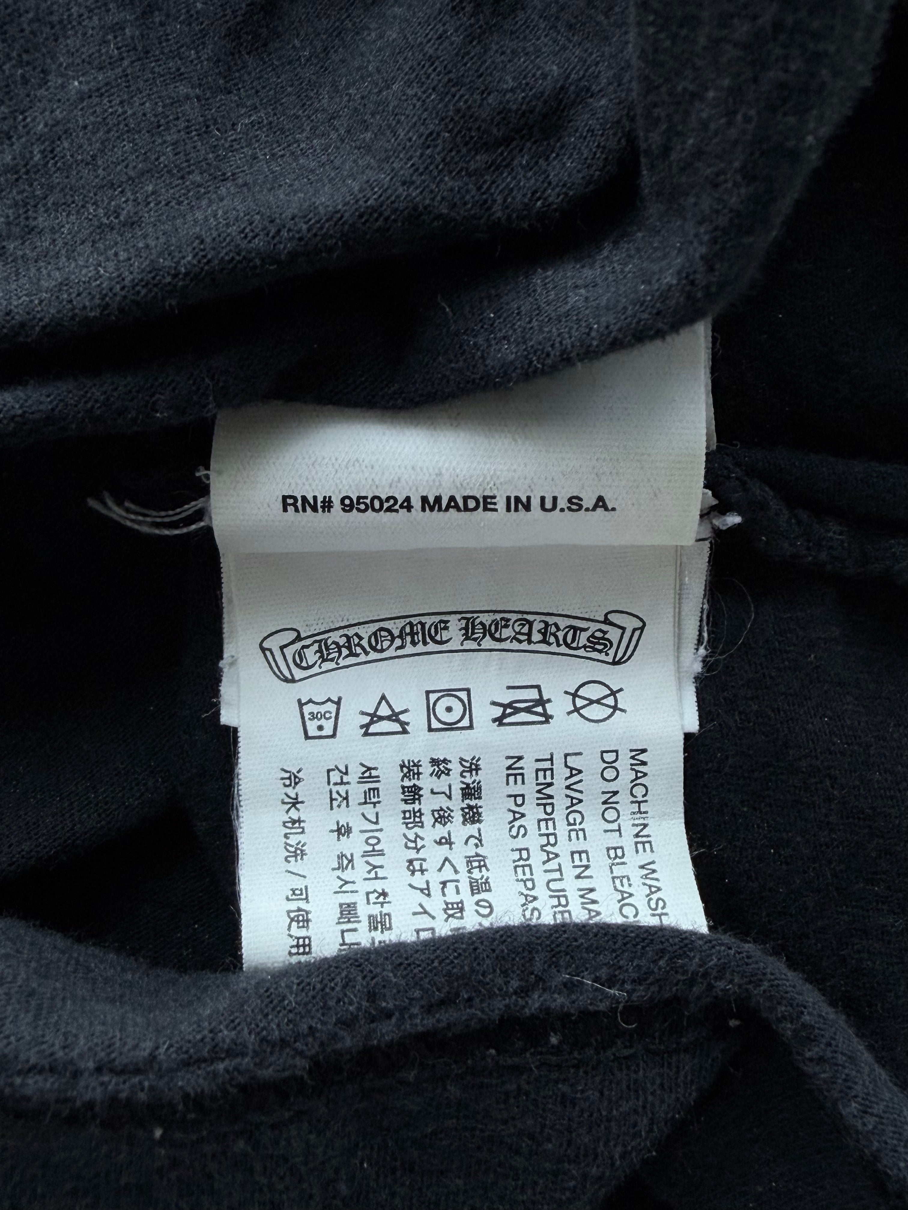 London Cross Logo Vintage Black Tee