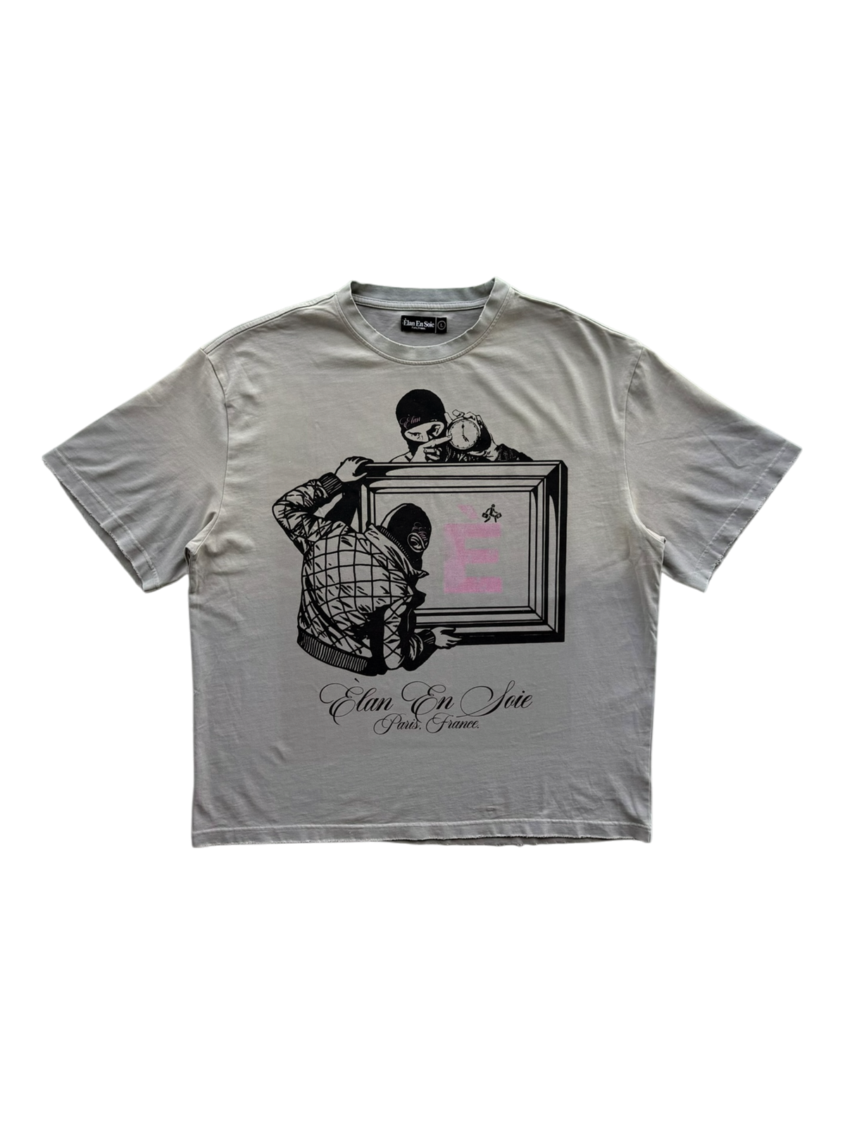 Burglary Distressed Tee Tan