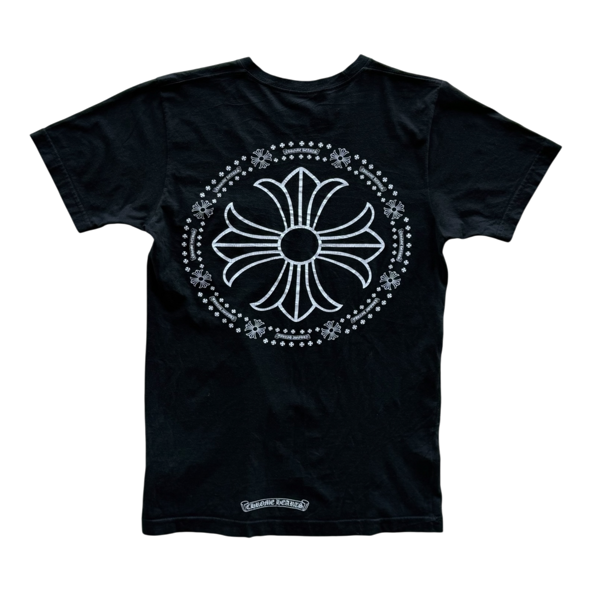 Plus Cross Logo Vintage Black Tee