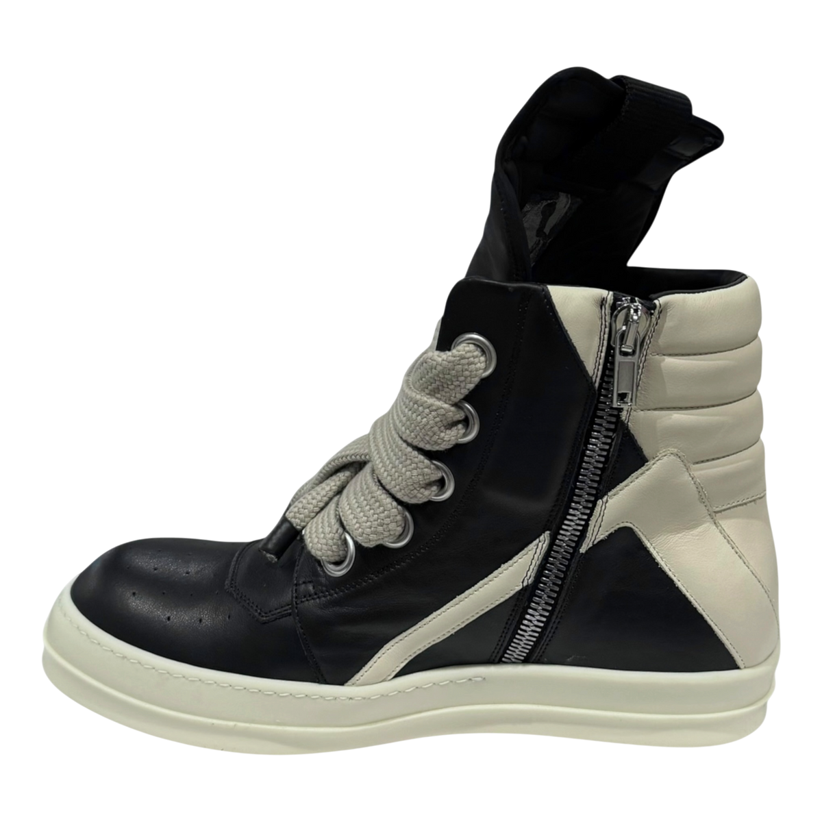 Black & White Jumbo Geobaskets Sneakers