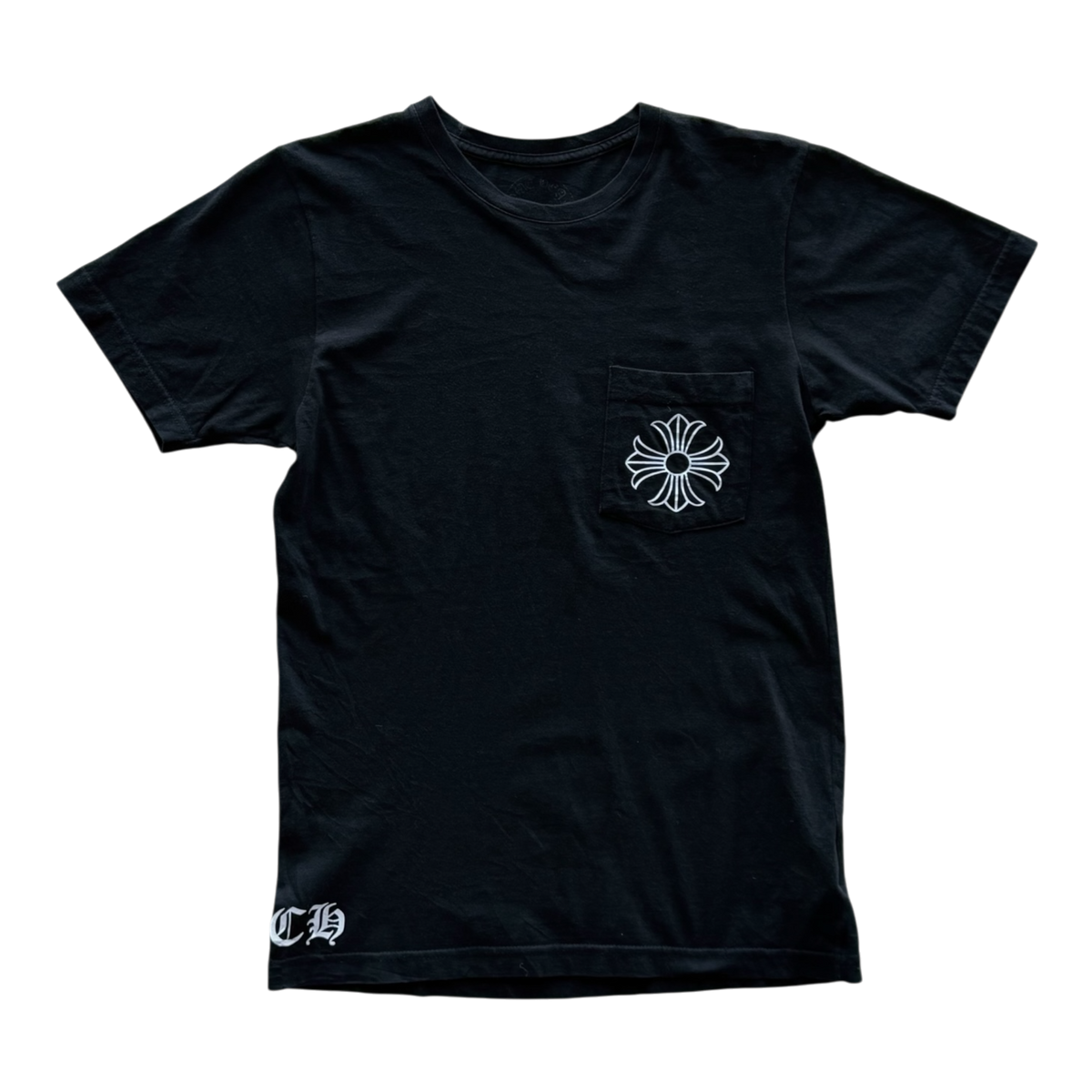 Plus Cross Logo Vintage Black Tee