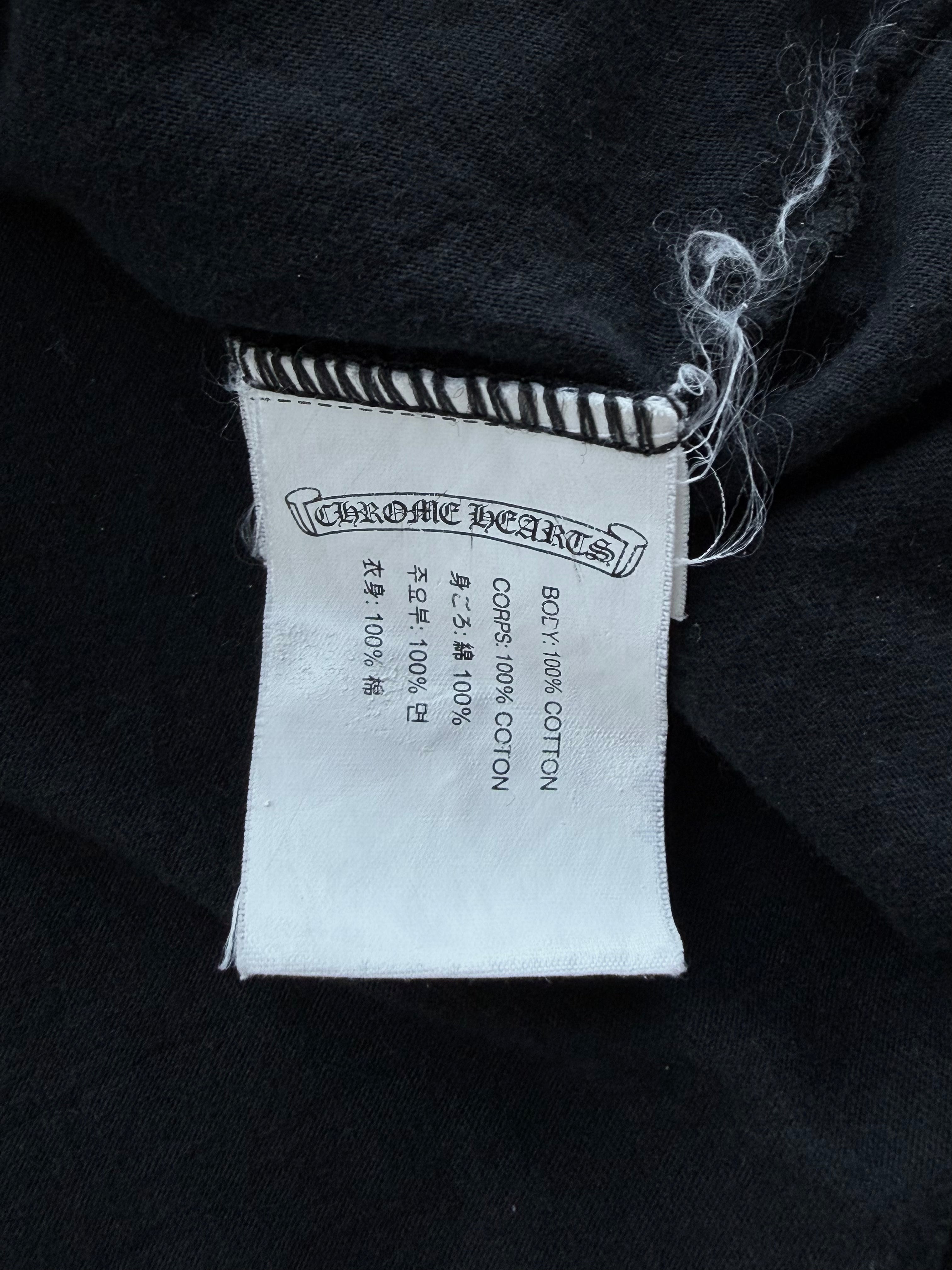Plus Cross Logo Vintage Black Tee