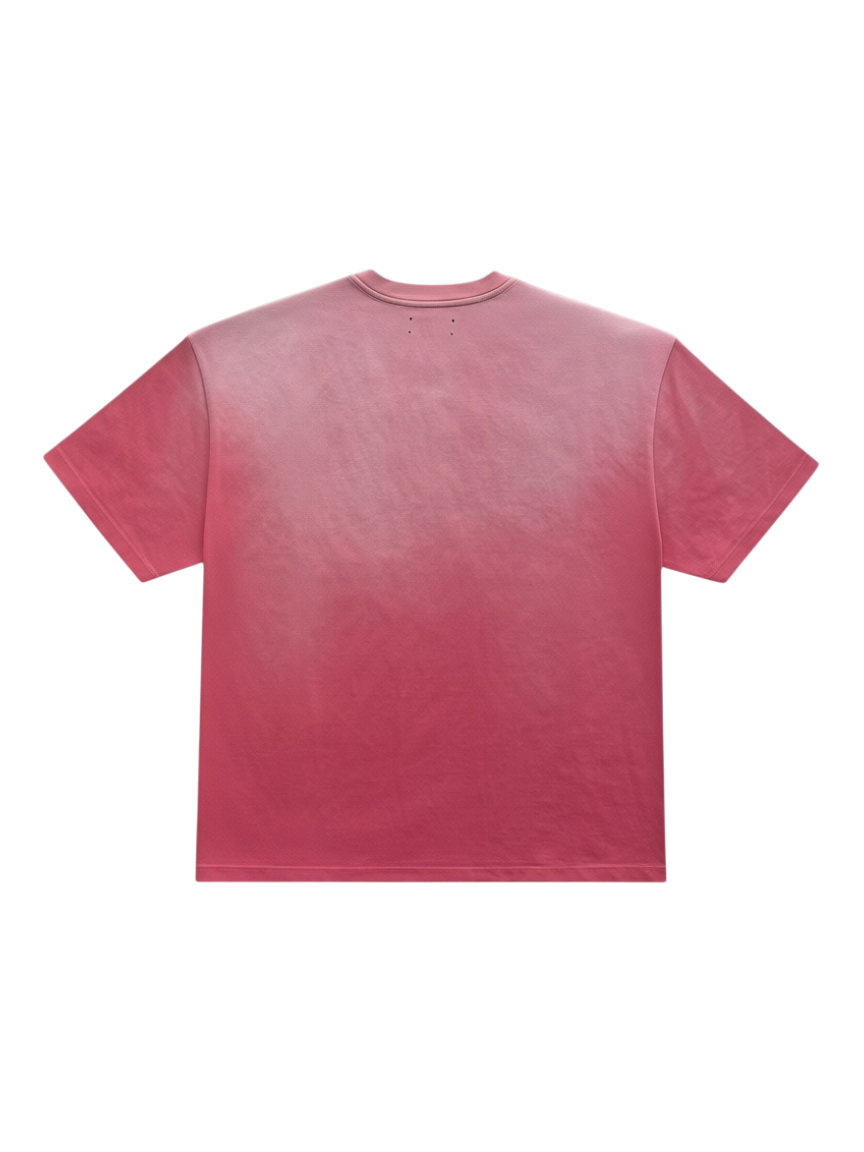 Vintage Red Embroidered Logo T-Shirt