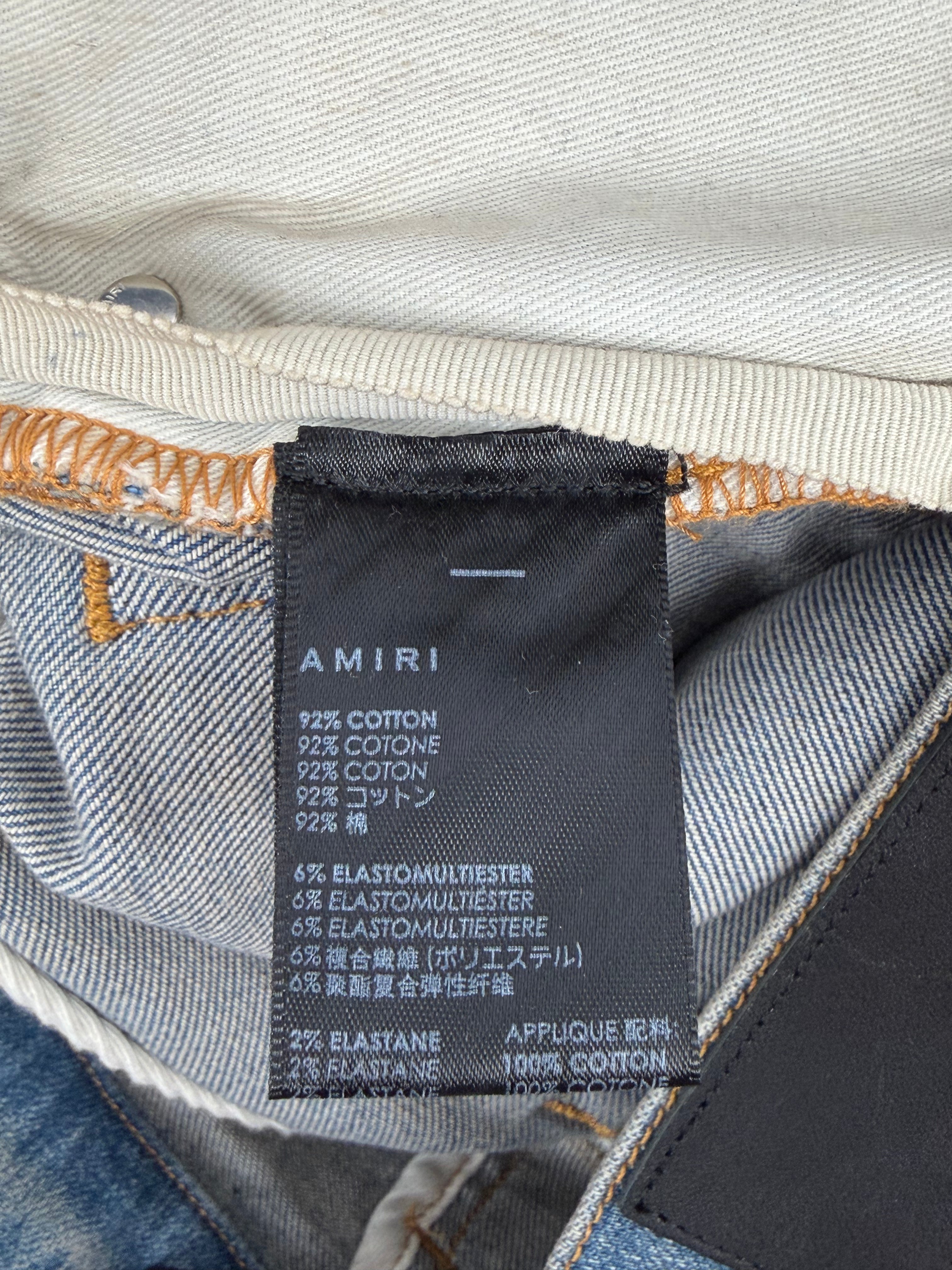 Clay Indigo Rainbow Bandana Patch Thrasher Jeans