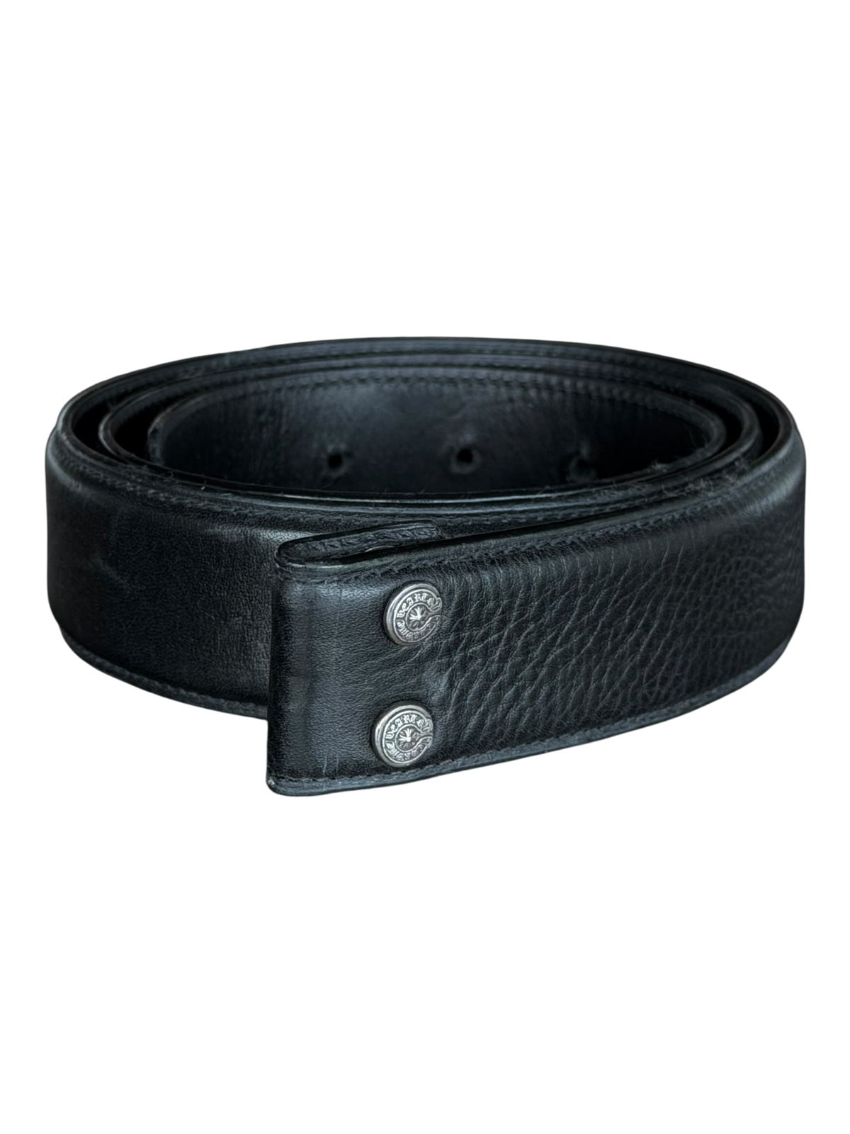 Black Leather Belt Strap