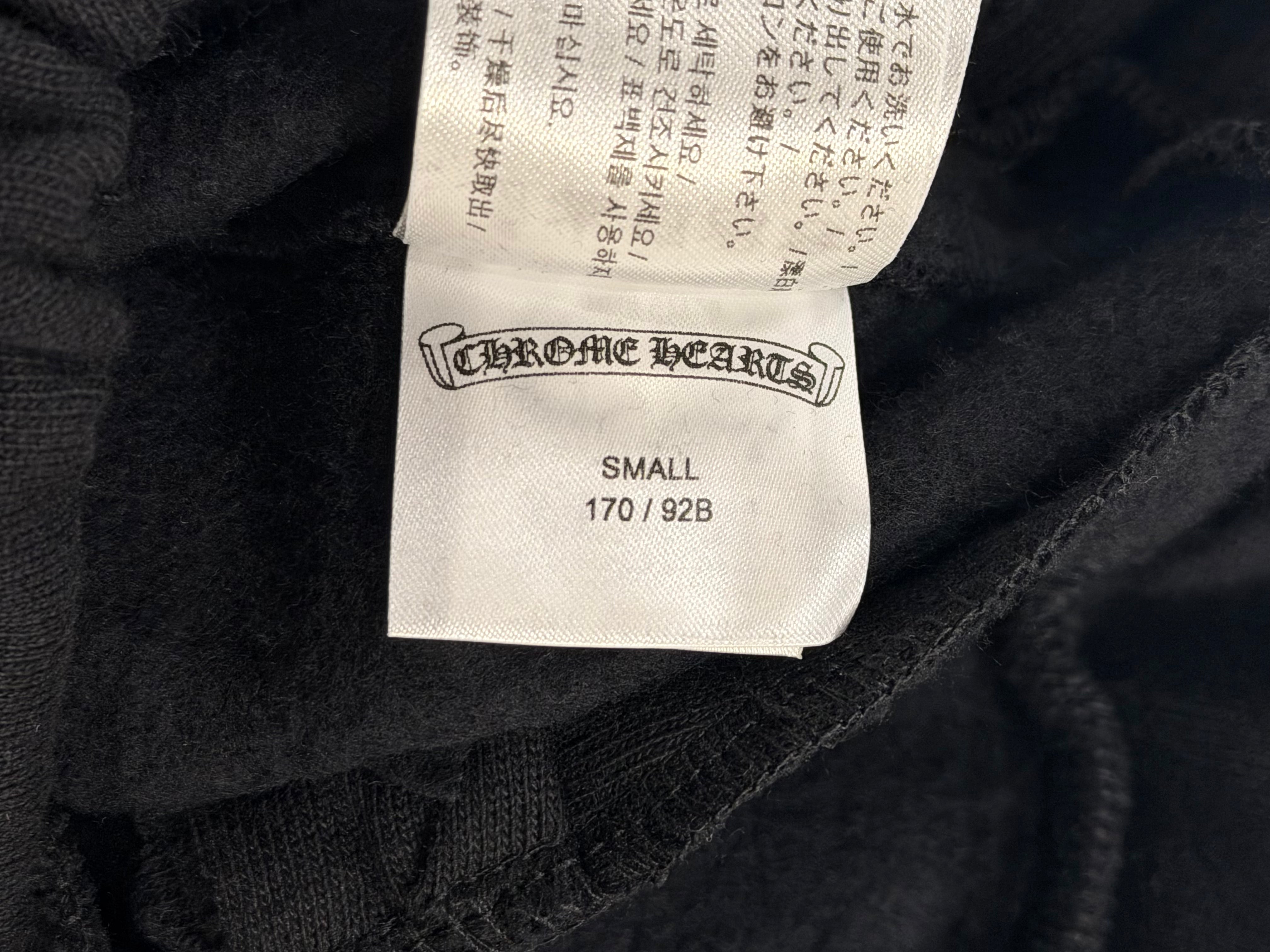 Chrome Hearts Floral Black Sweatpants
