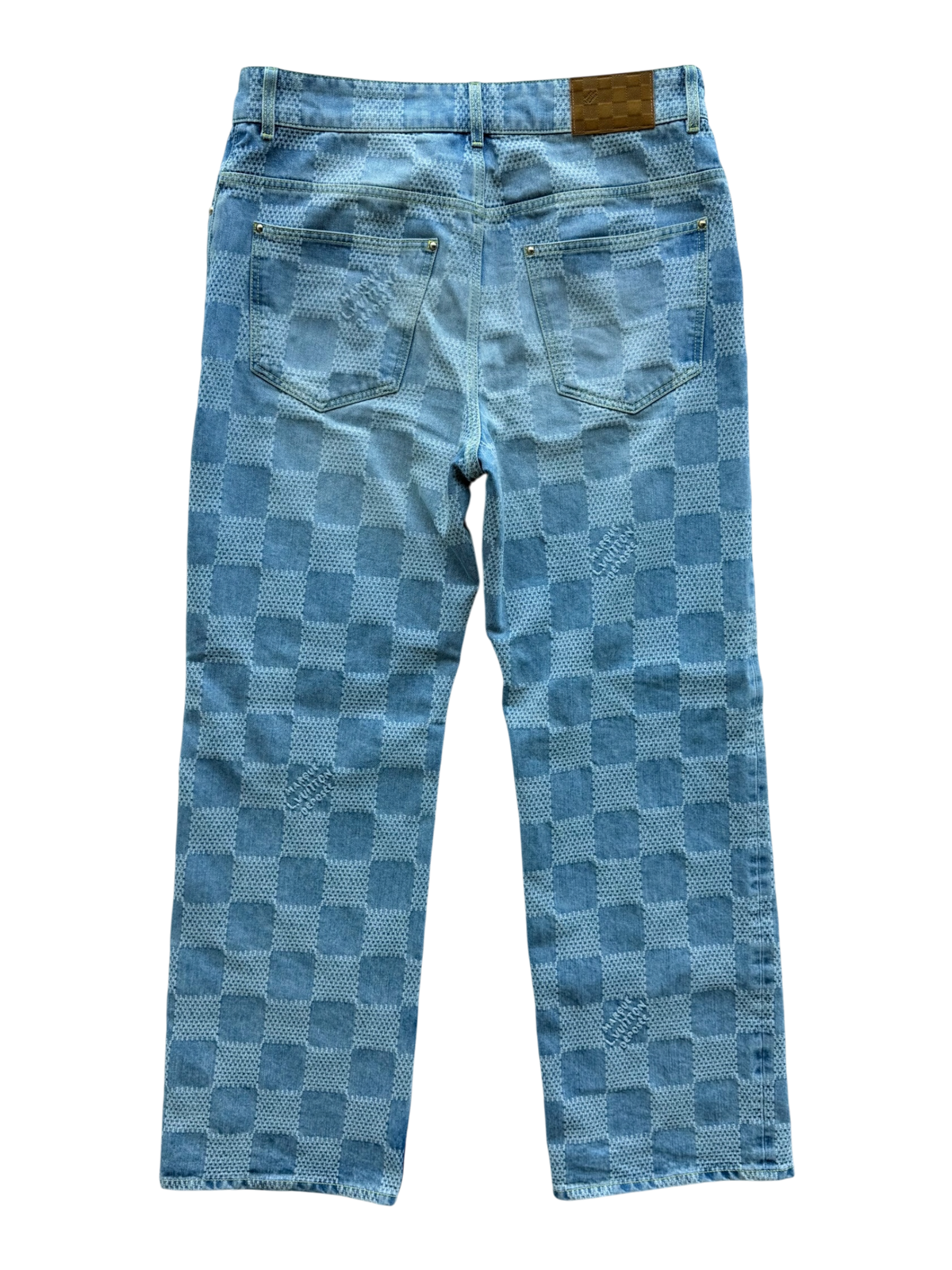 Louis Vuitton Checkerboard Jeans