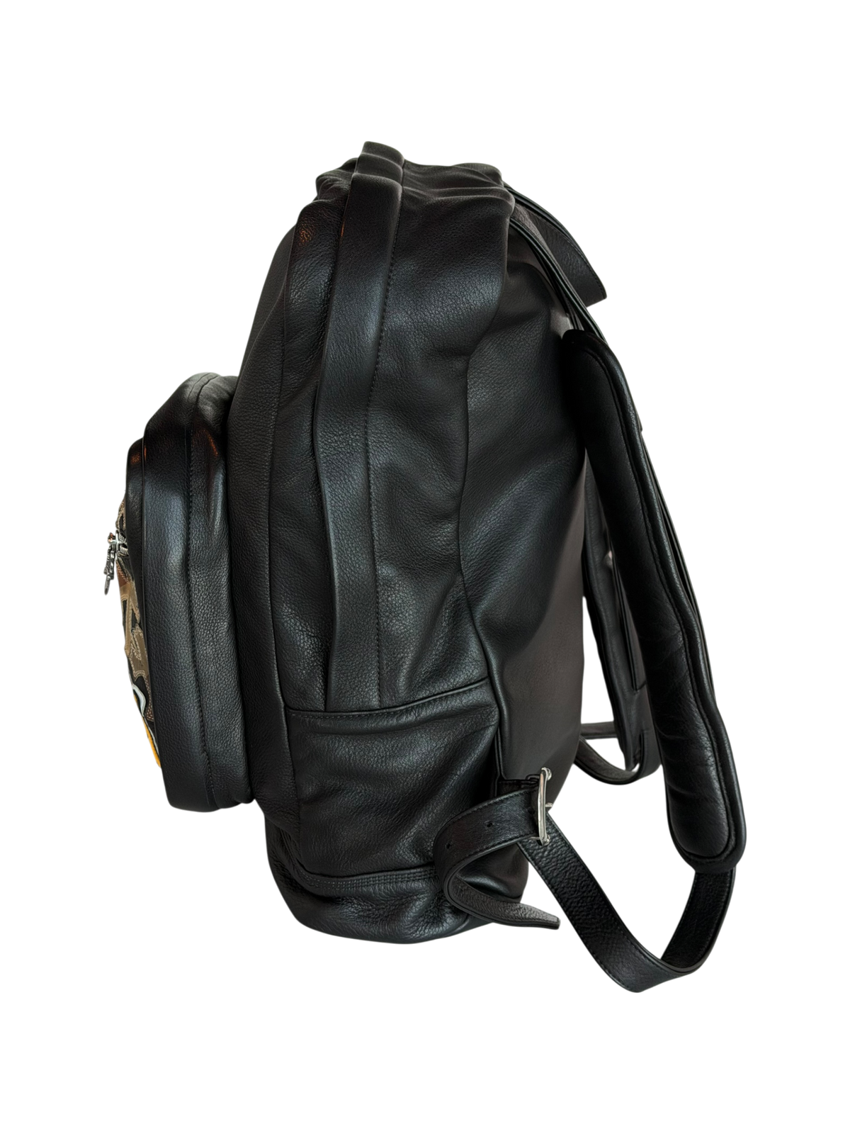 Matty Boy Sex Records Leather Backpack