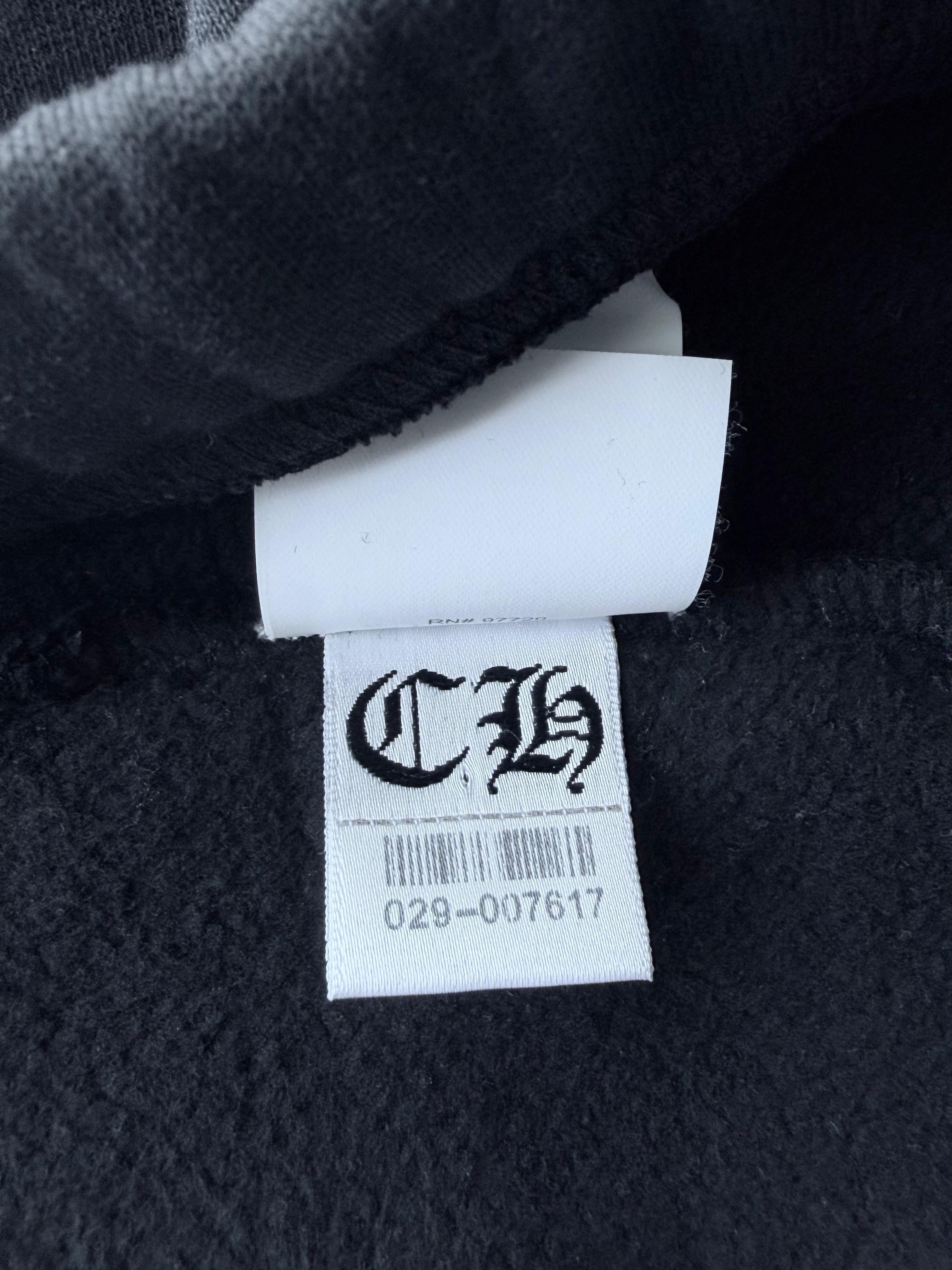 Patent Leather & Calf Hair Cross Patch Sweatpants Black