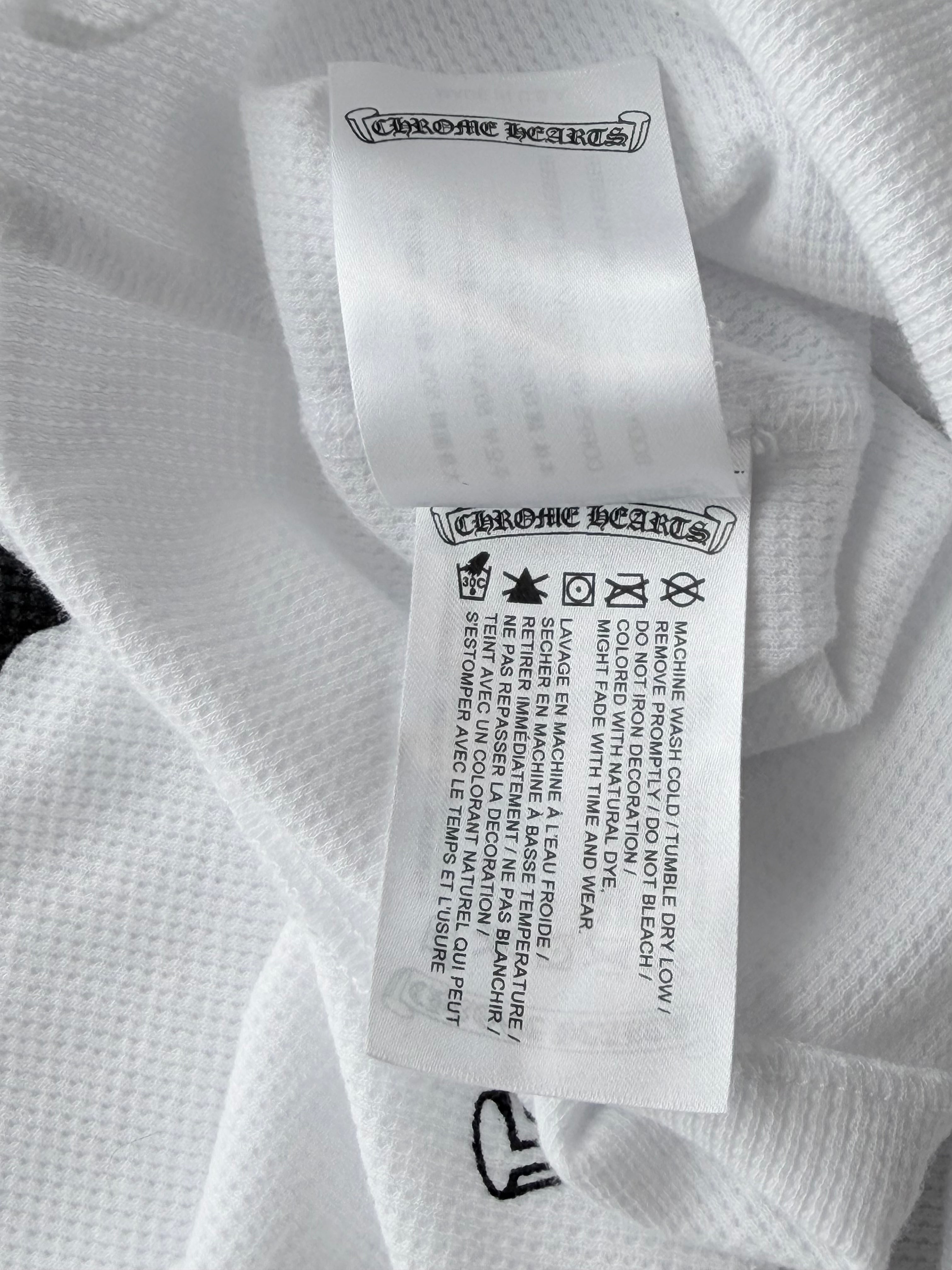 Dagger White Waffle Thermal Long Sleeve Tee