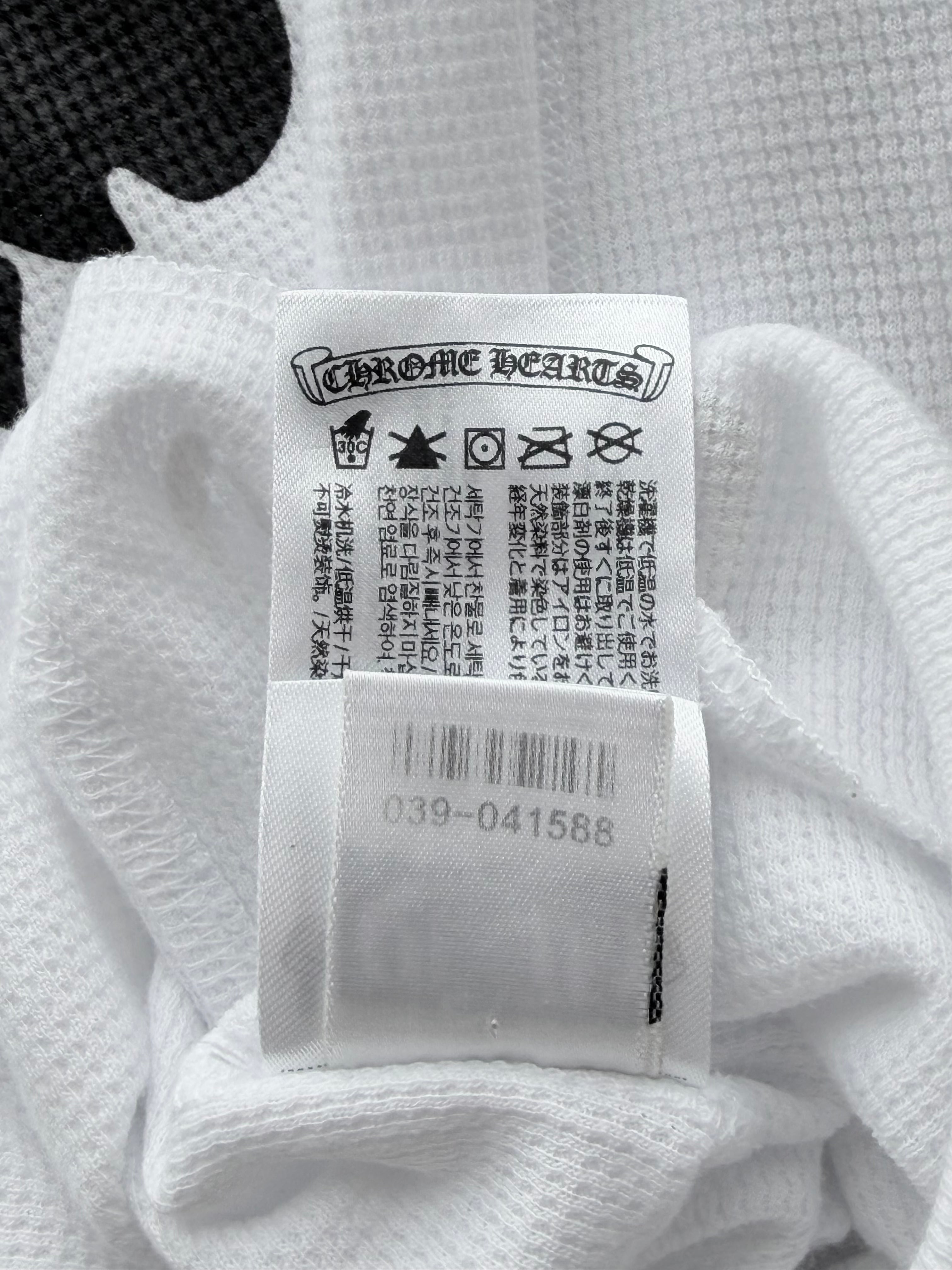 Dagger White Waffle Thermal Long Sleeve Tee