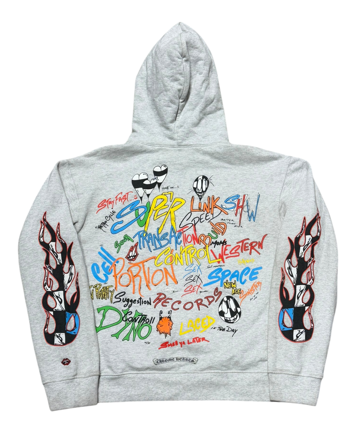 Matty Boy Brain Hoodie Grey