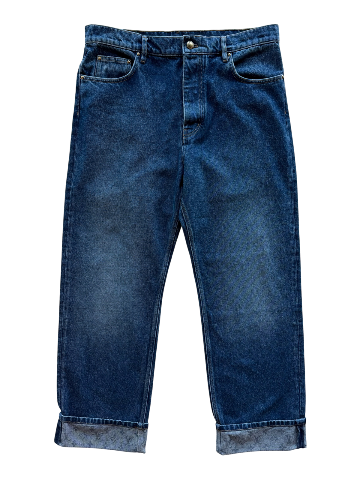 Signature Turn Up Denim Skate Pants