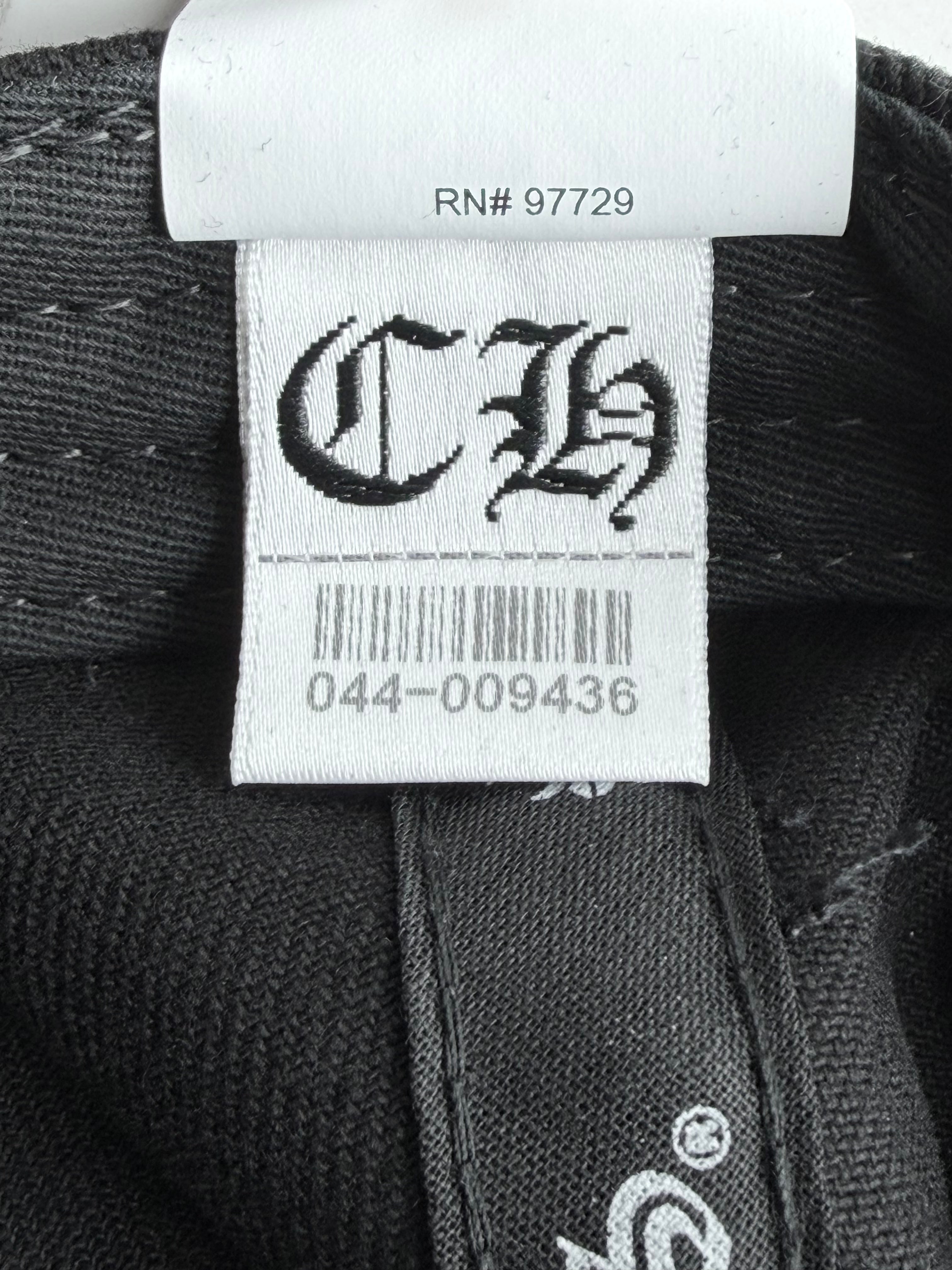 Embroidered Scroll Logo Baseball Hat