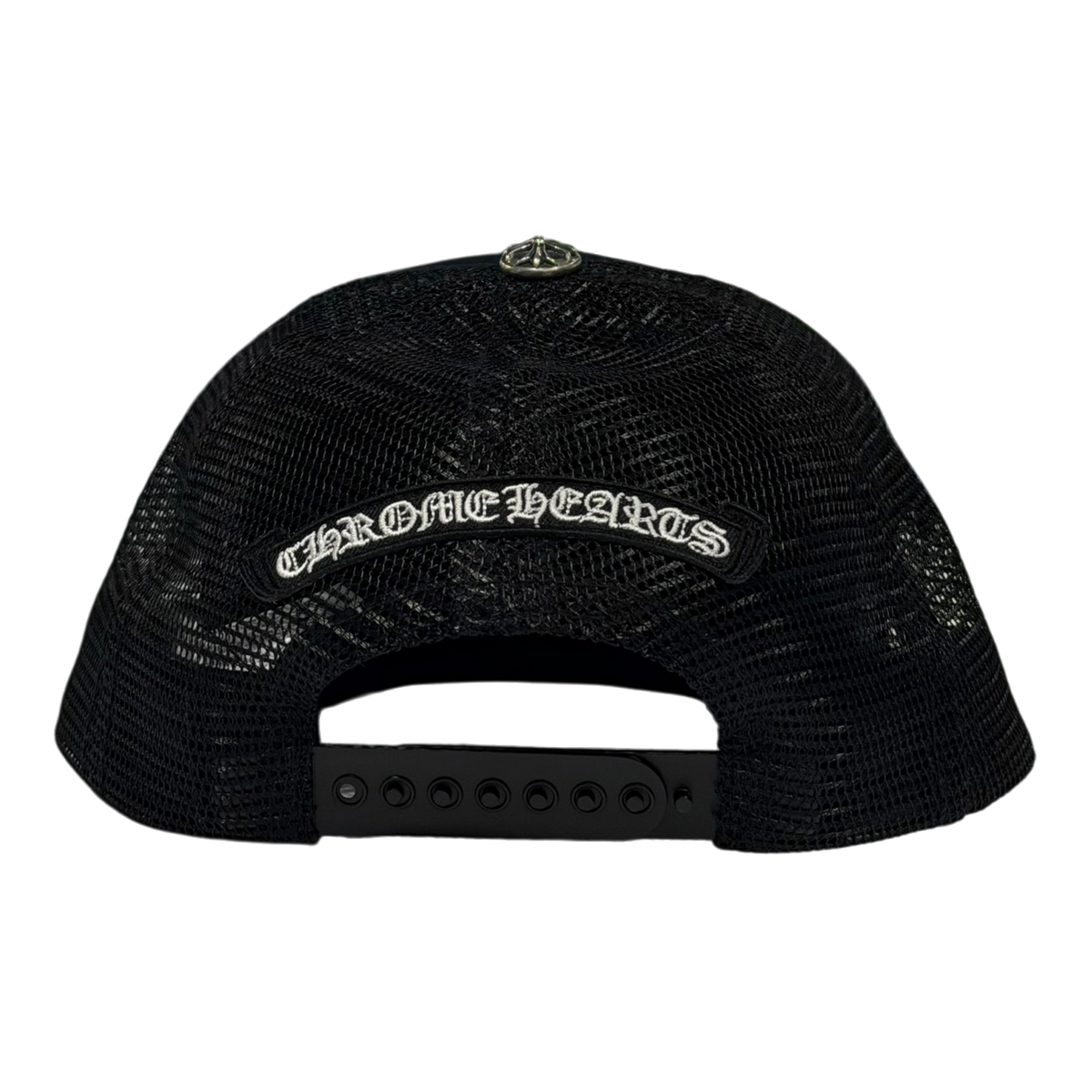 Fuck White Patch Black Trucker Hat