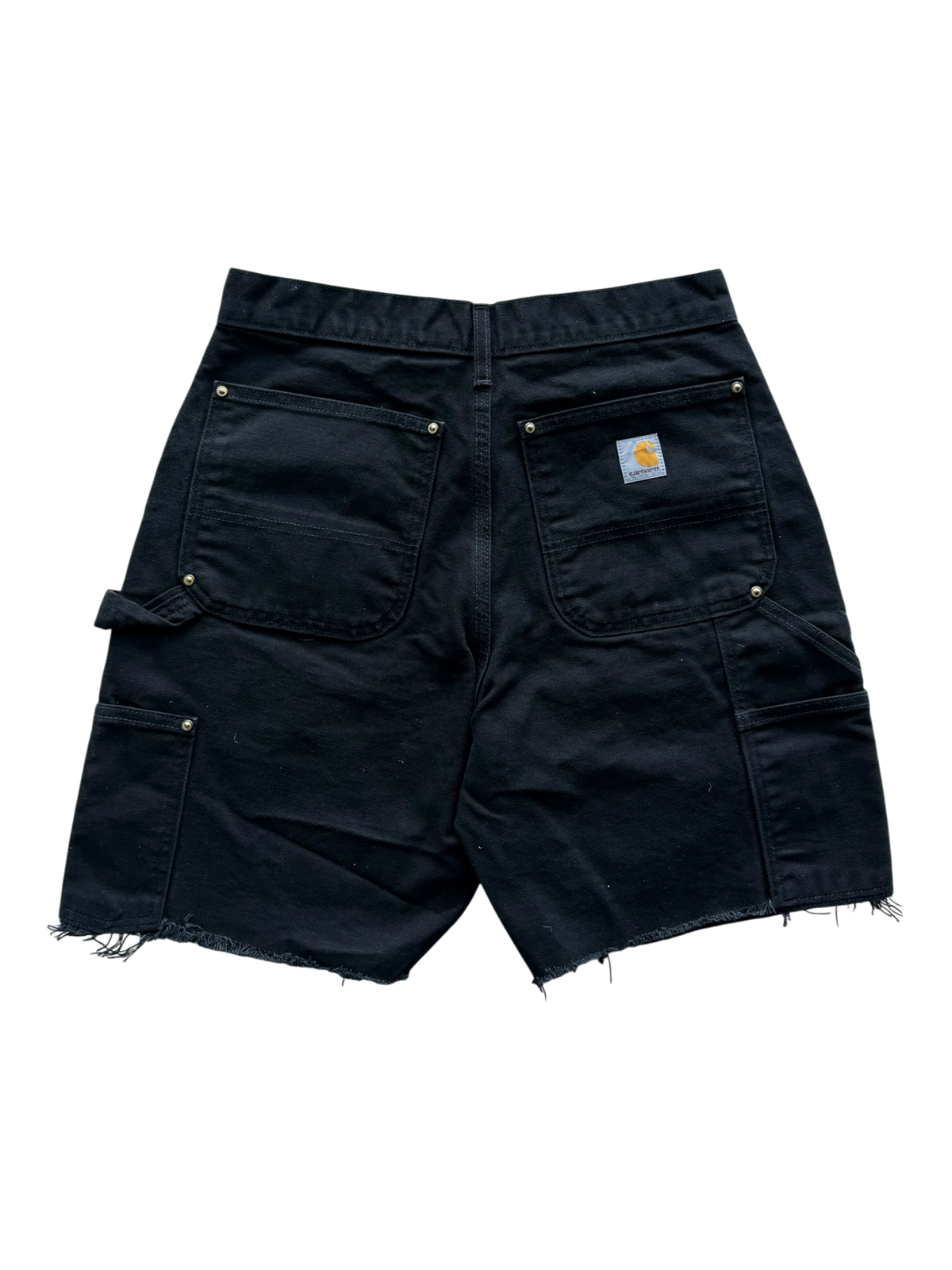 Two Toned Pink Patch Shorts Black