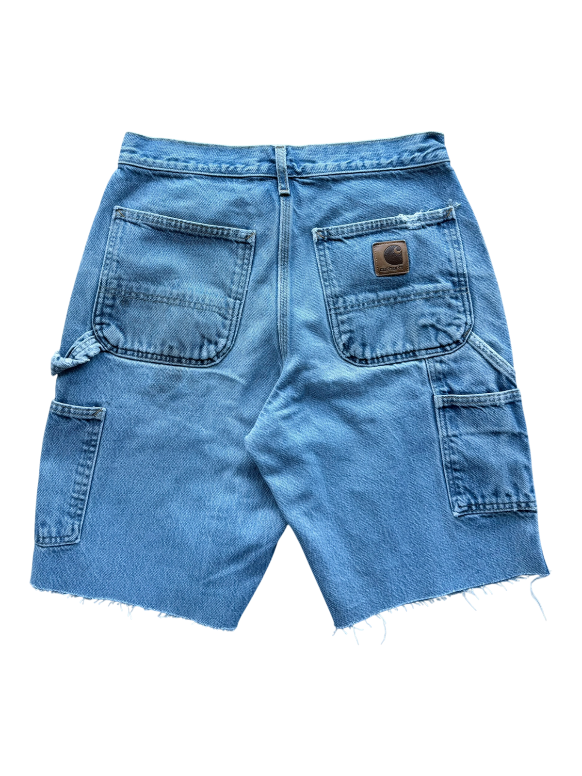 Green Croc & Black Patch Shorts Blue