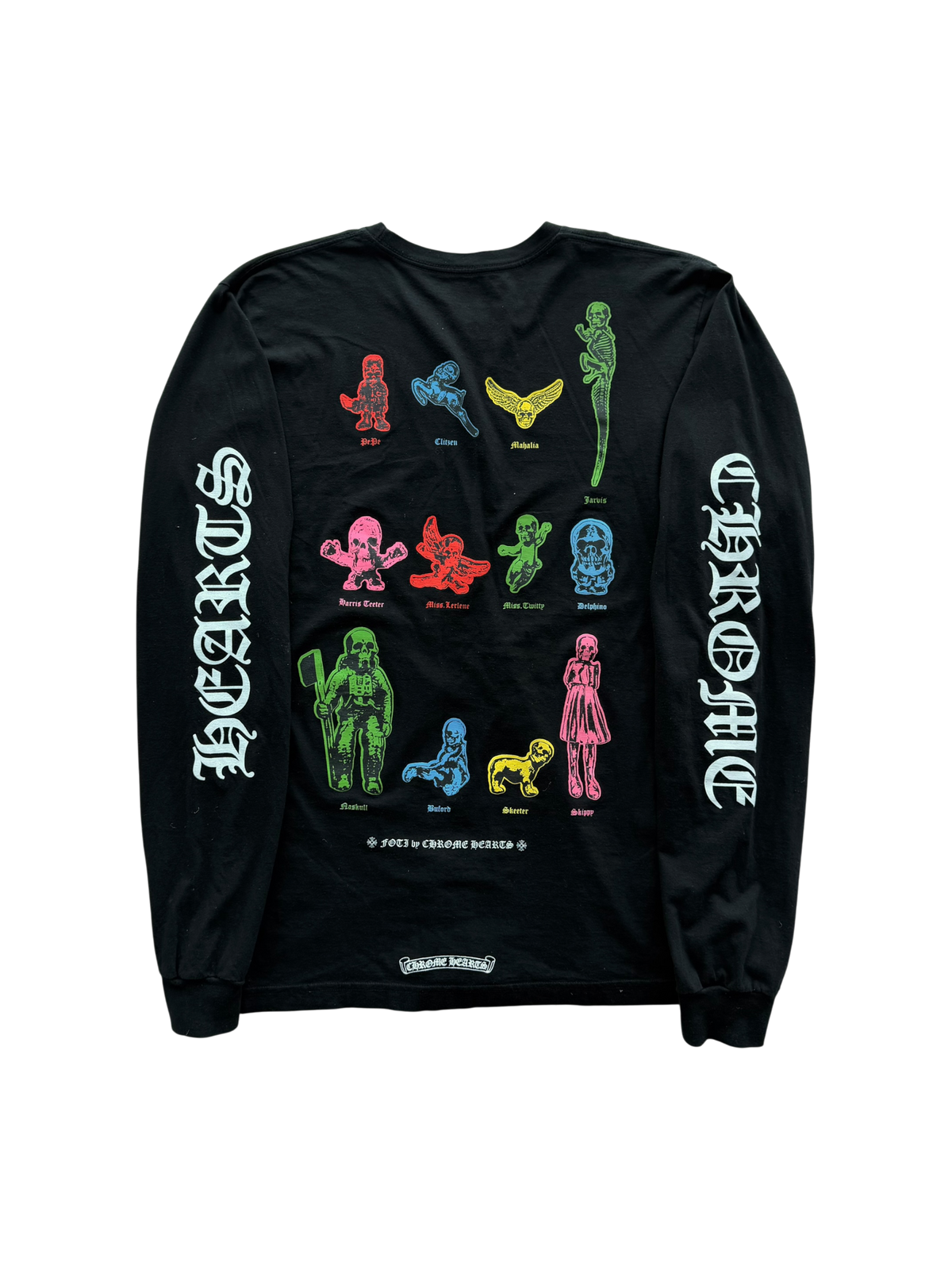 Multicolor Foti Logo Long Sleeve T-Shirt Black