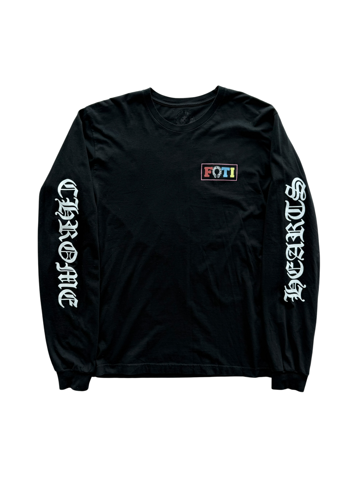 Multicolor Foti Logo Long Sleeve T-Shirt Black