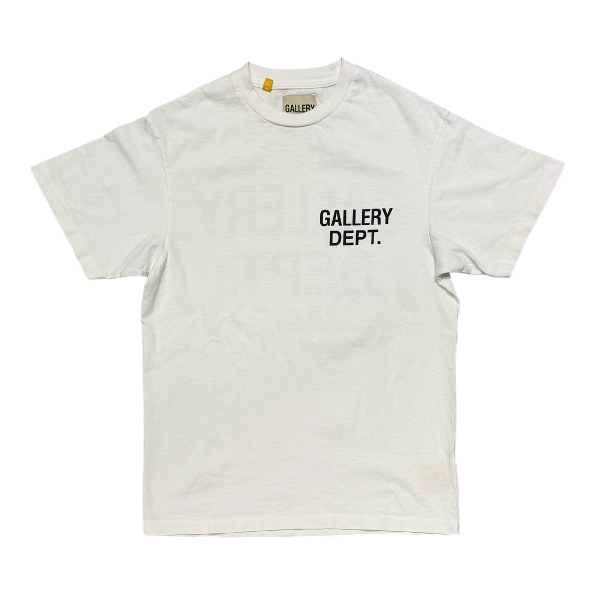 White & Black Souvenir Logo T-Shirt