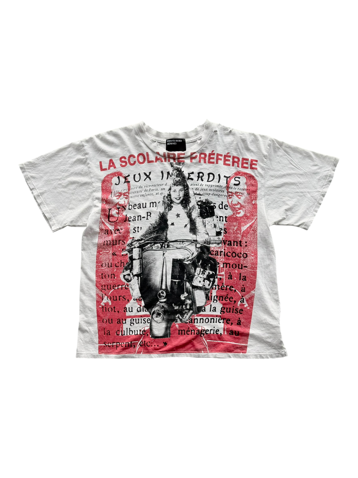 La Scolaire Preferee T-shirt Antique White