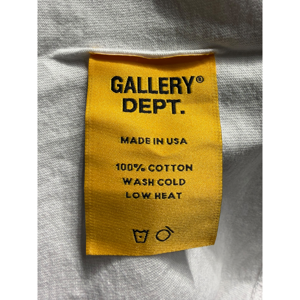 White & Black Souvenir Logo T-Shirt