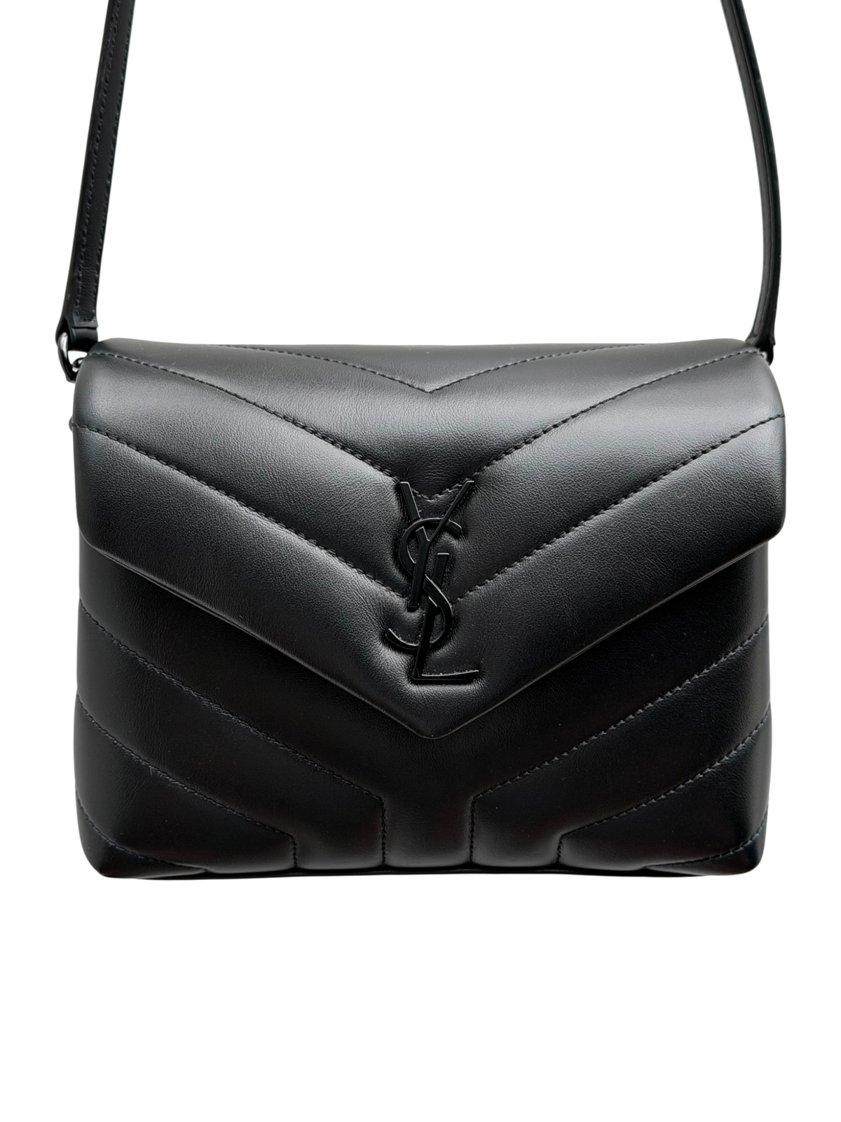 Monogram Toy Y-Quilted Calfskin Leather Loulou Bag