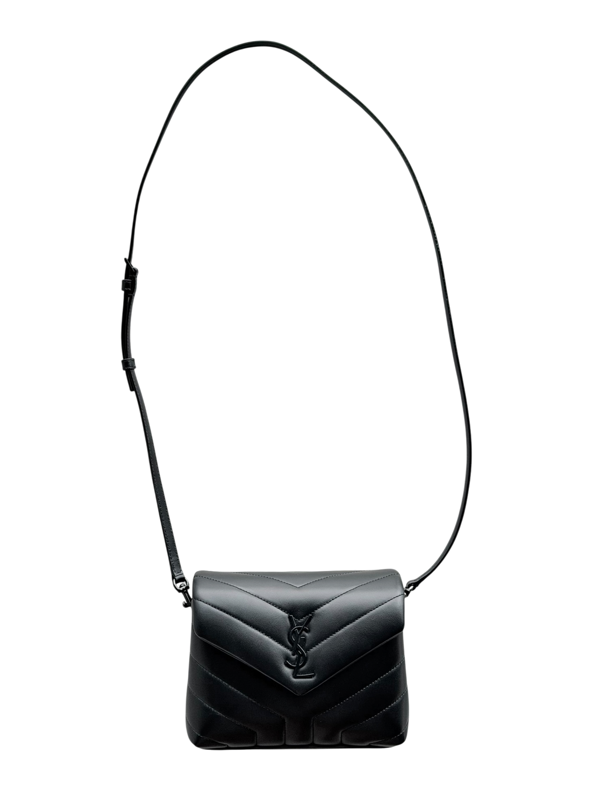 Monogram Toy Y-Quilted Calfskin Leather Loulou Bag