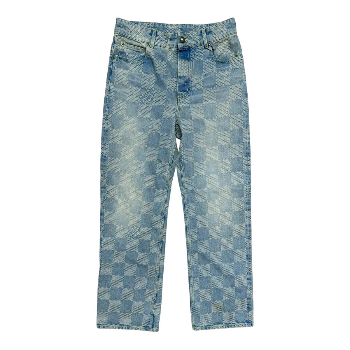 Damier Denim Skate Pants Indigo