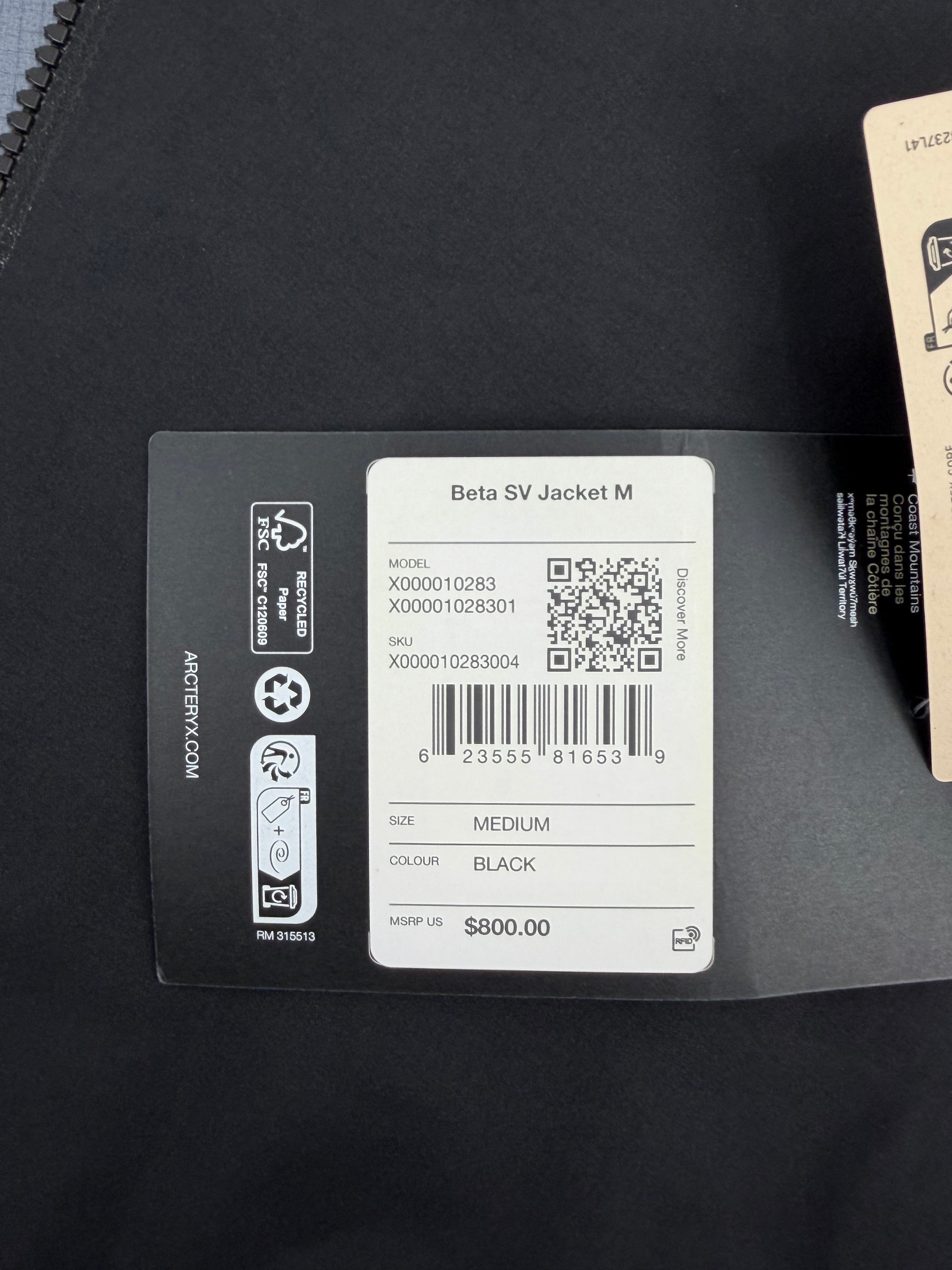 Beta SV Jacket Men's Jacket Black