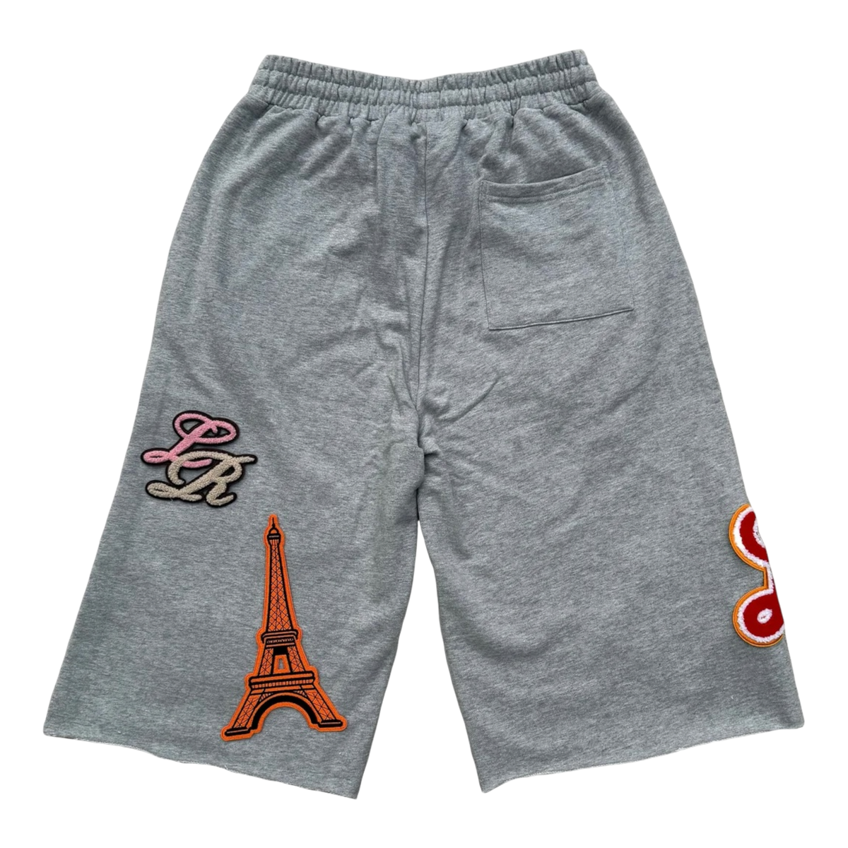 Grey Varsity Sweat Shorts