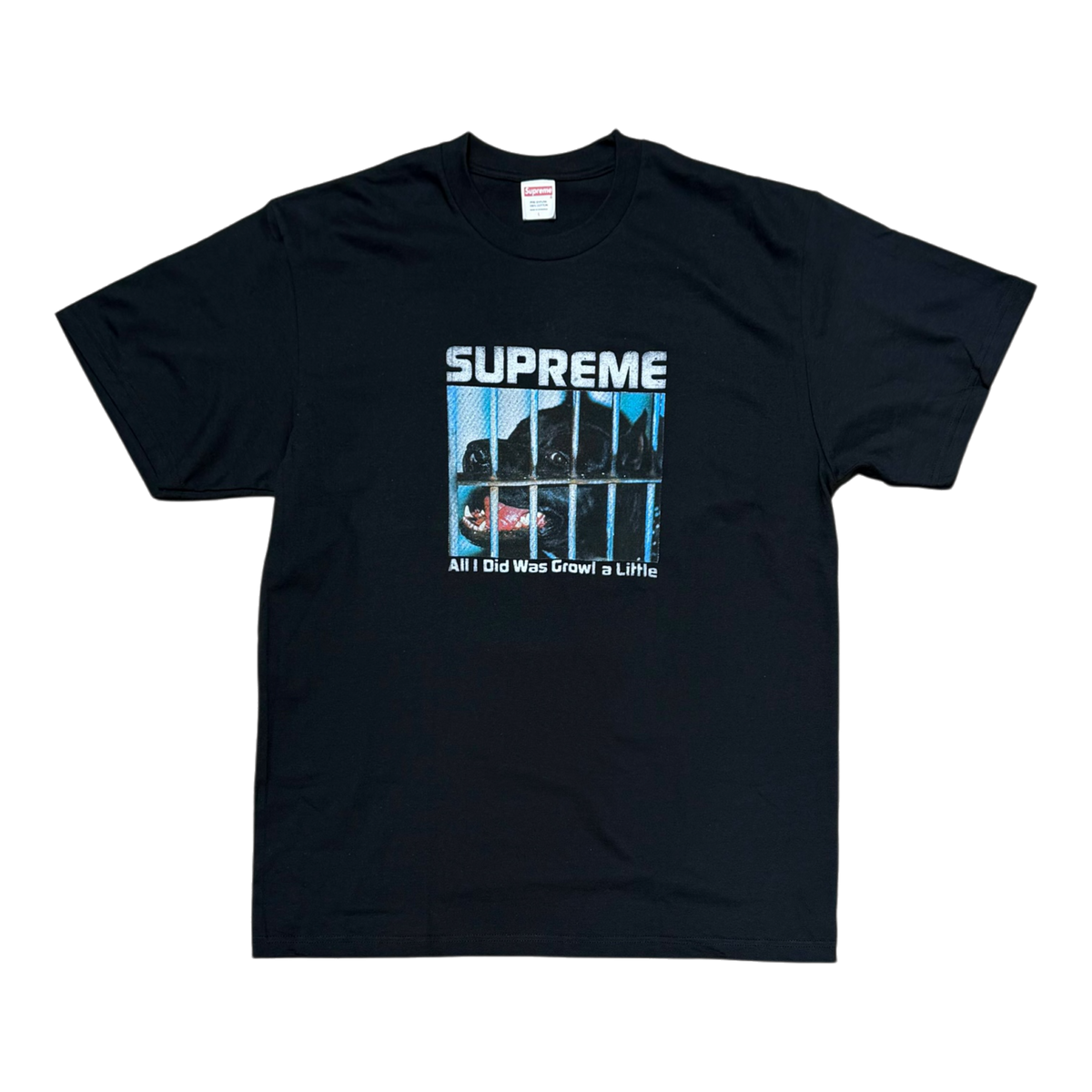 Supreme Growl Tee Black