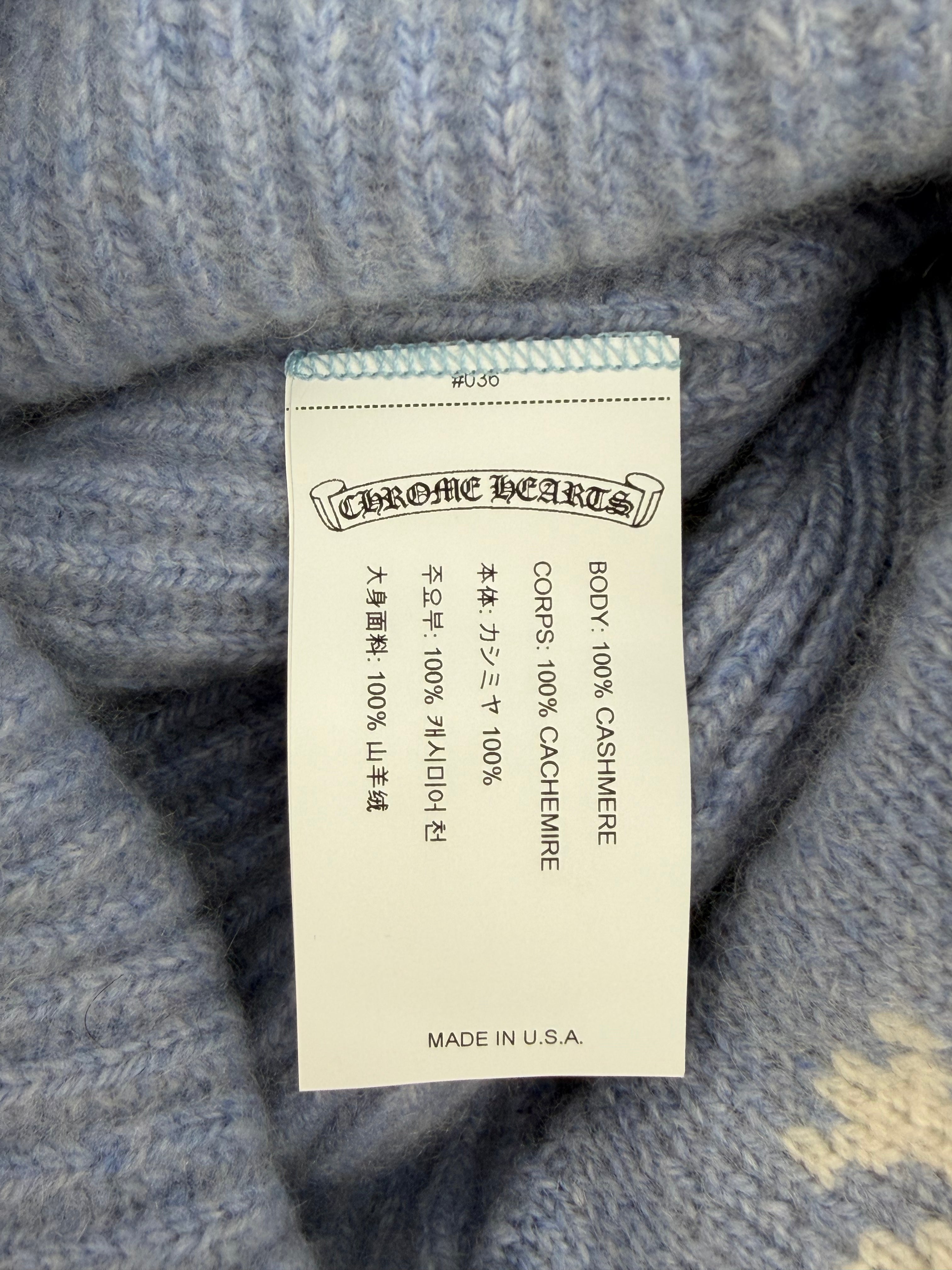 Big Daddy Cashmere Beanie Blue