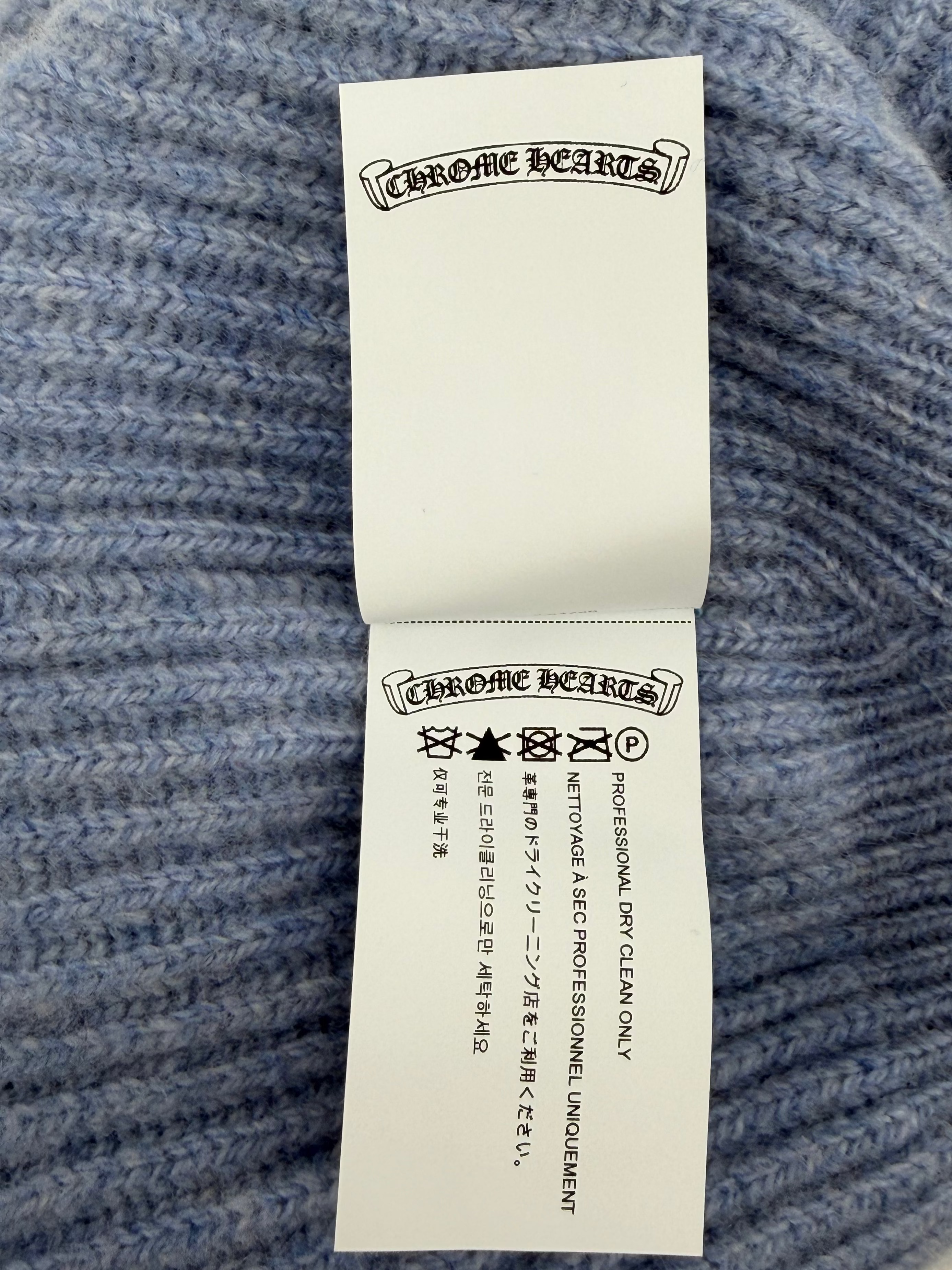 Big Daddy Cashmere Beanie Blue