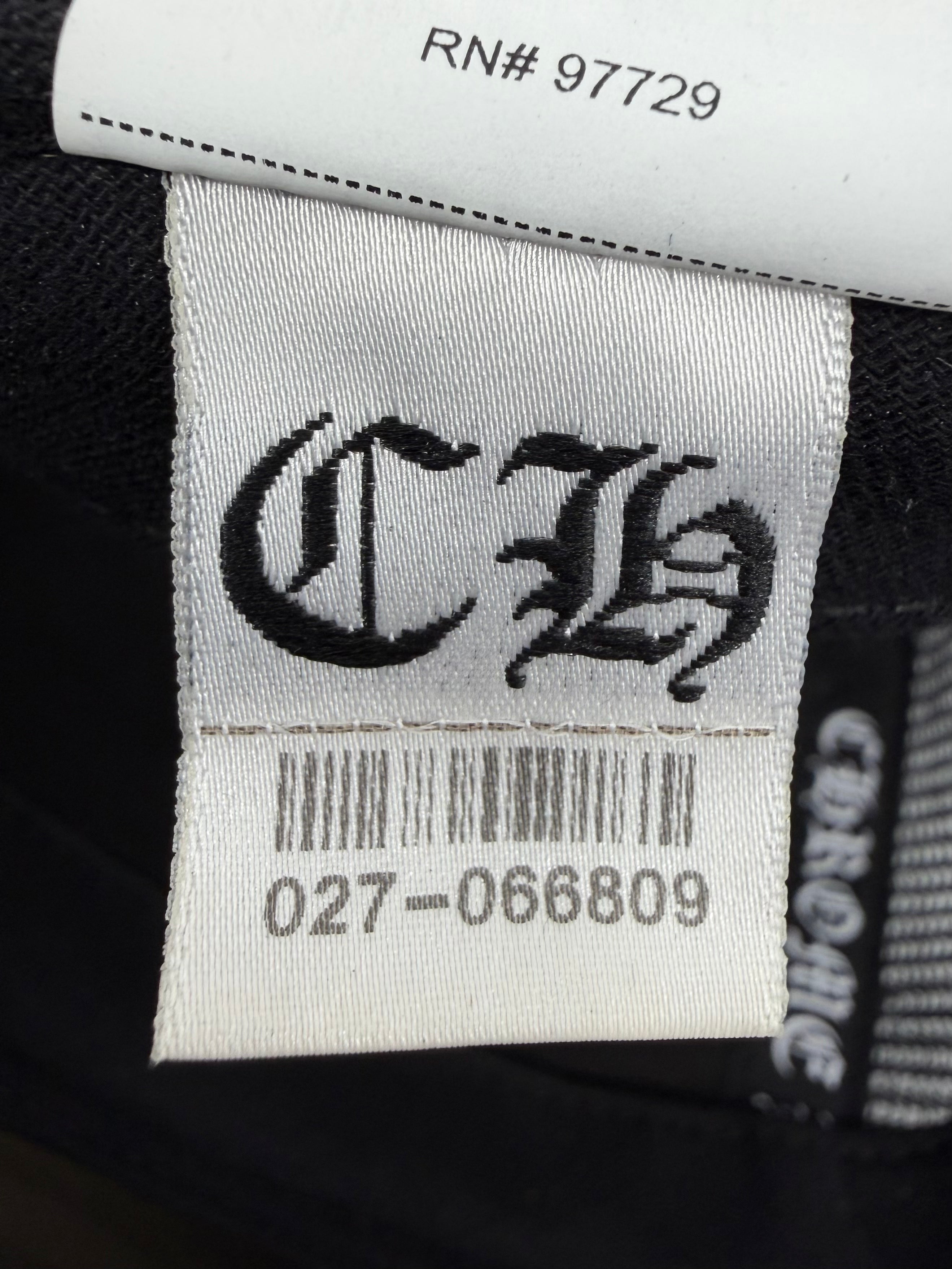 Black Leather Cemetery Cross Patch Trucker Hat